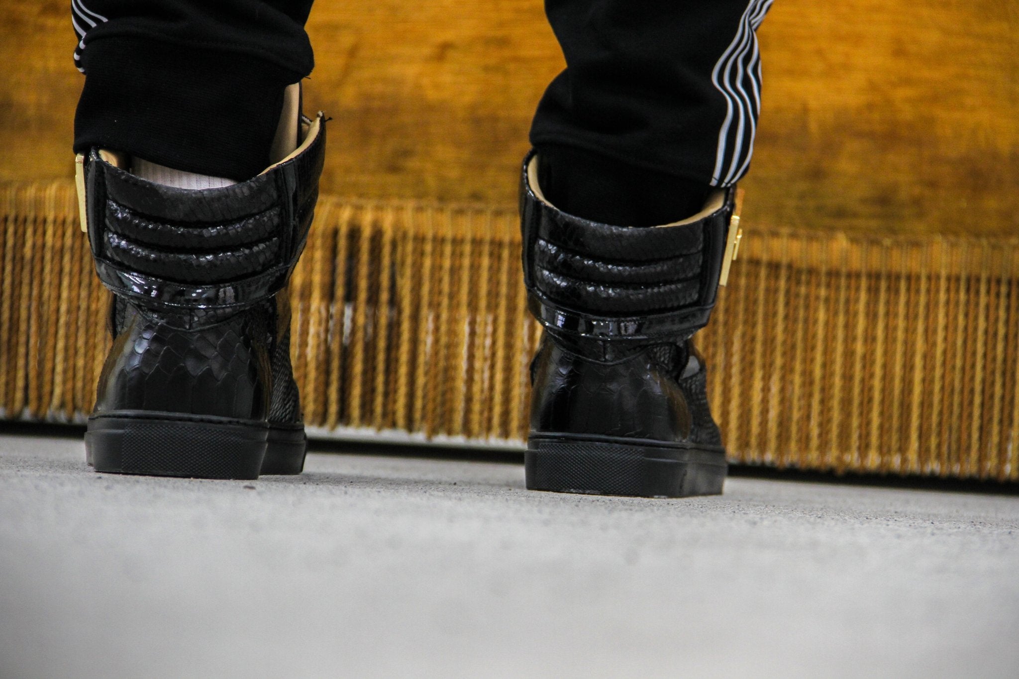 Black Soul Black | Black | Leather | Limited Edition - Giuliano Galiano | Handcrafted Luxury Sneakers Made In Italy