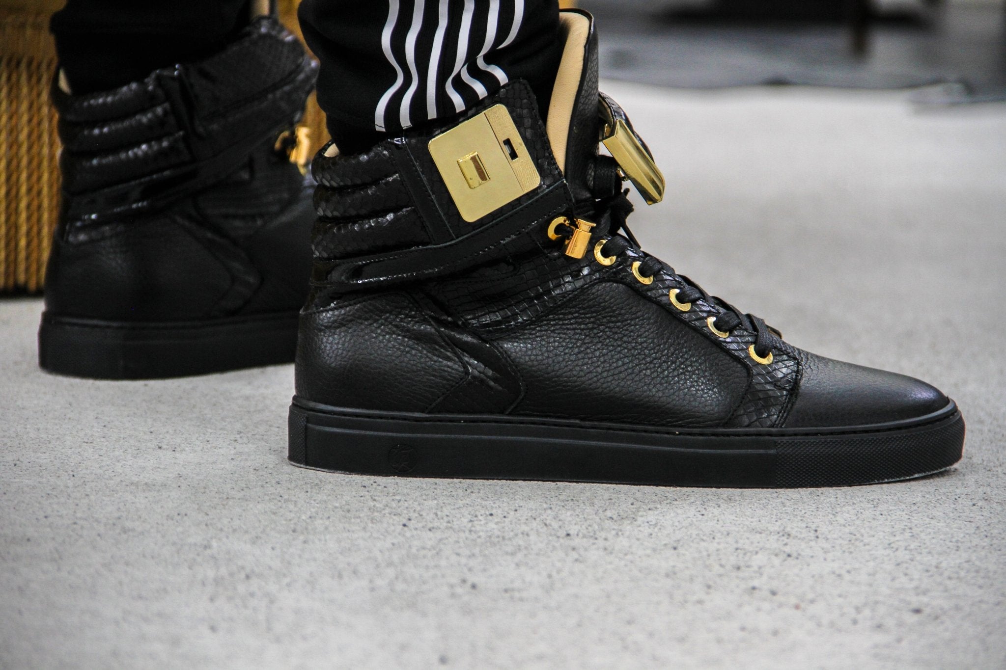 Black Soul Black | Black | Leather | Limited Edition - Giuliano Galiano | Handcrafted Luxury Sneakers Made In Italy