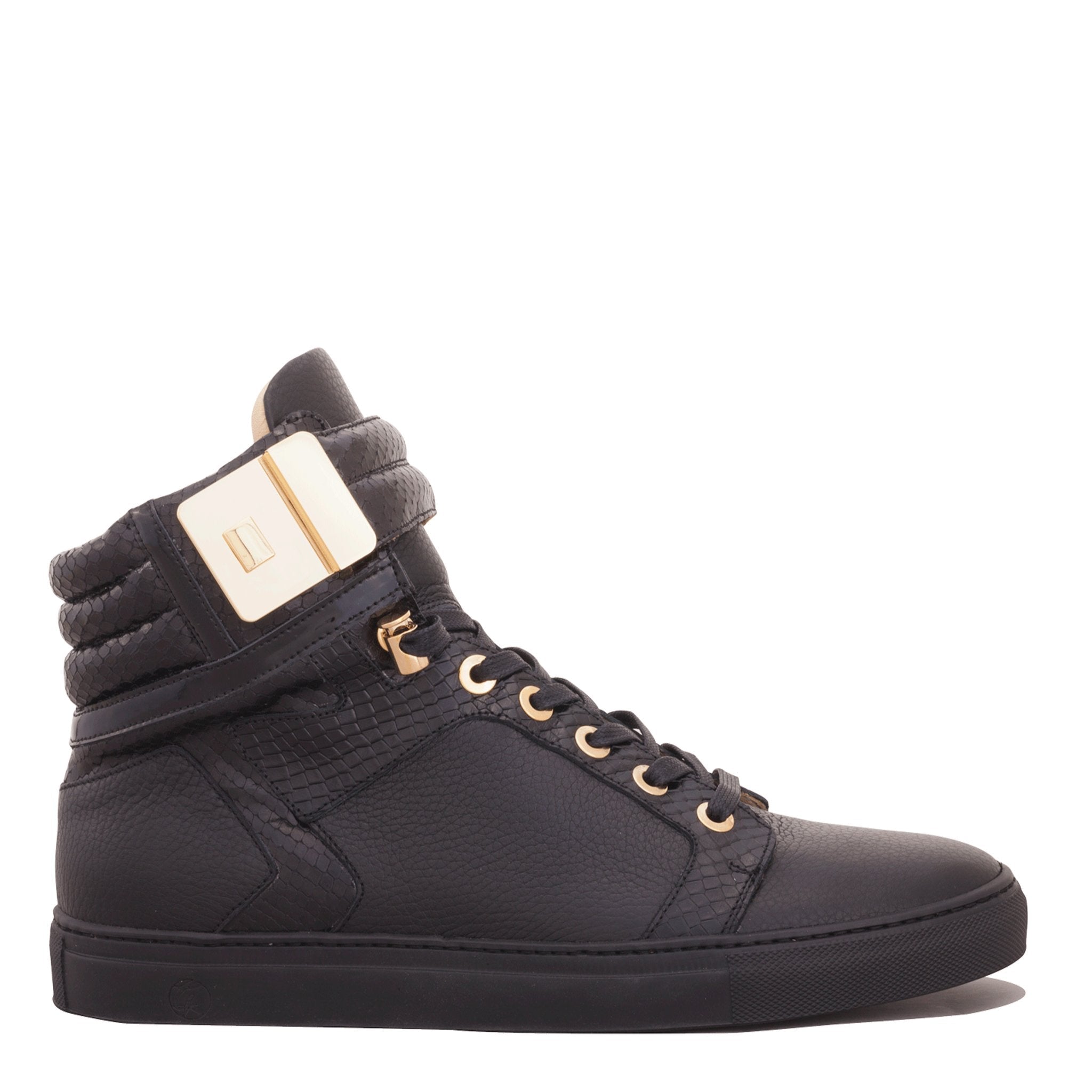 Black Soul Black | Black | Leather | Limited Edition - Giuliano Galiano | Handcrafted Luxury Sneakers Made In Italy