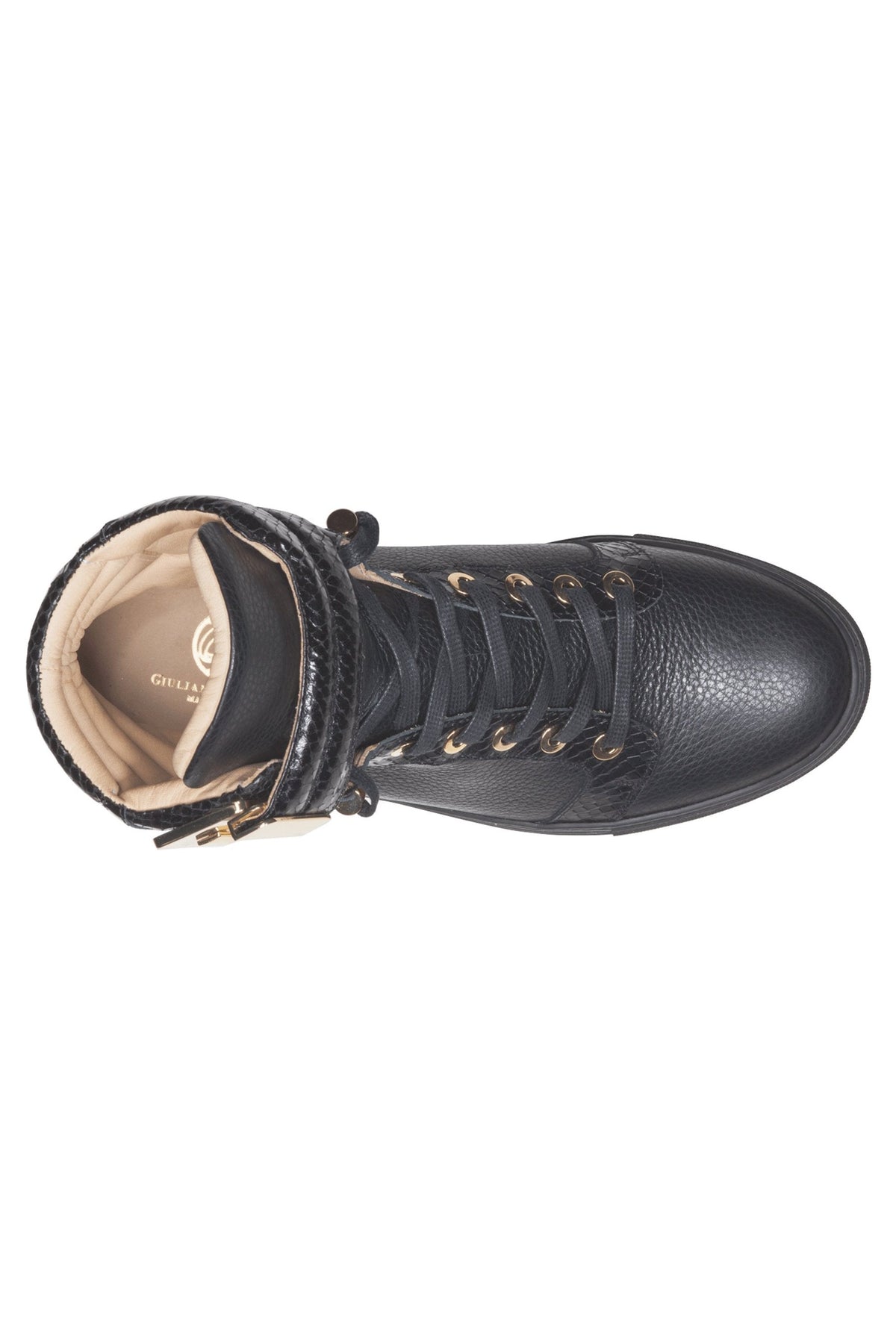 Black Soul Black | Black | Leather | Limited Edition - Giuliano Galiano | Handcrafted Luxury Sneakers Made In Italy
