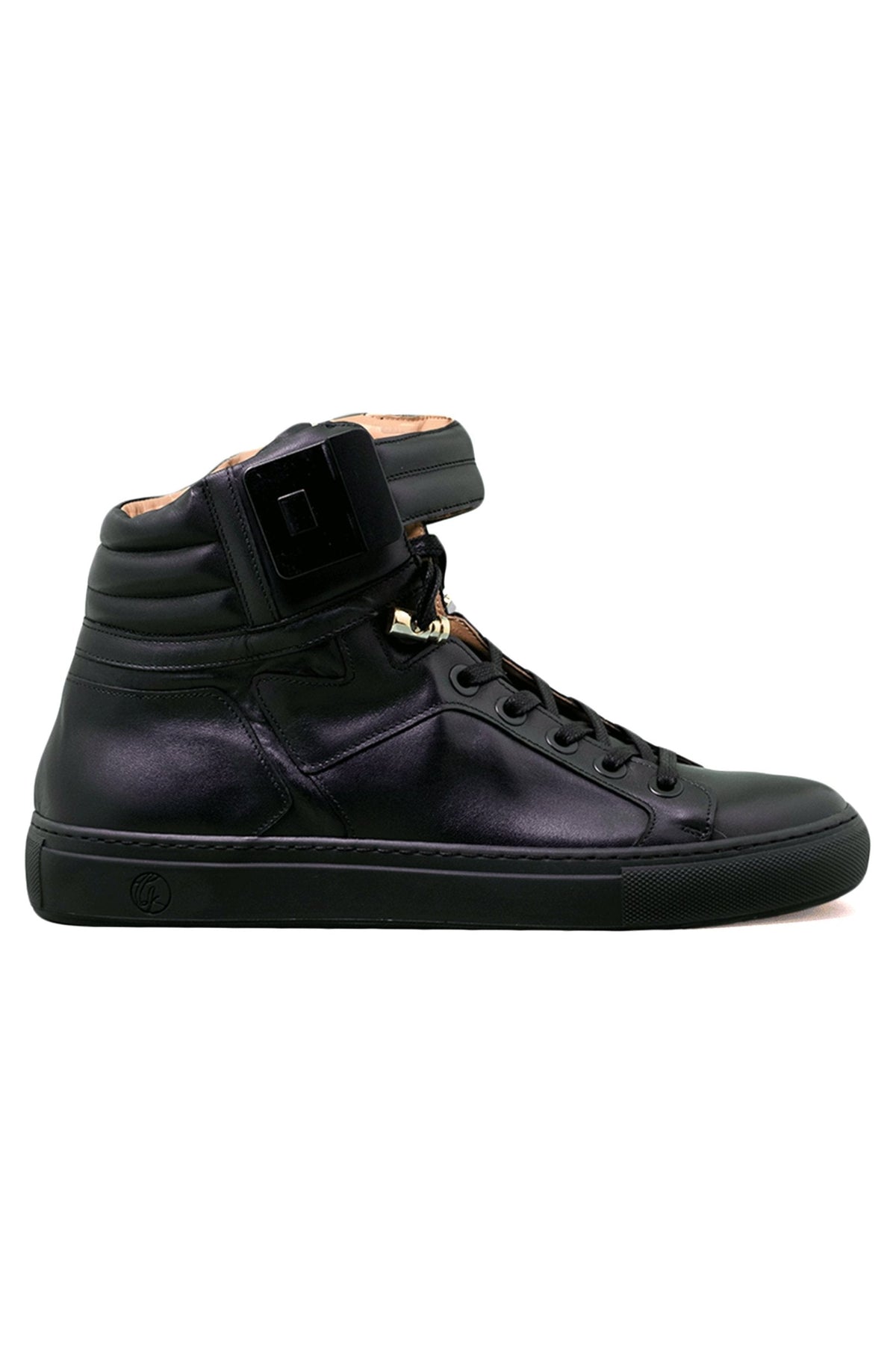 Black Soul Black | Black Leather Mat Trey Songz | Limited Edition - Giuliano Galiano | Handcrafted Luxury Sneakers Made In Italy