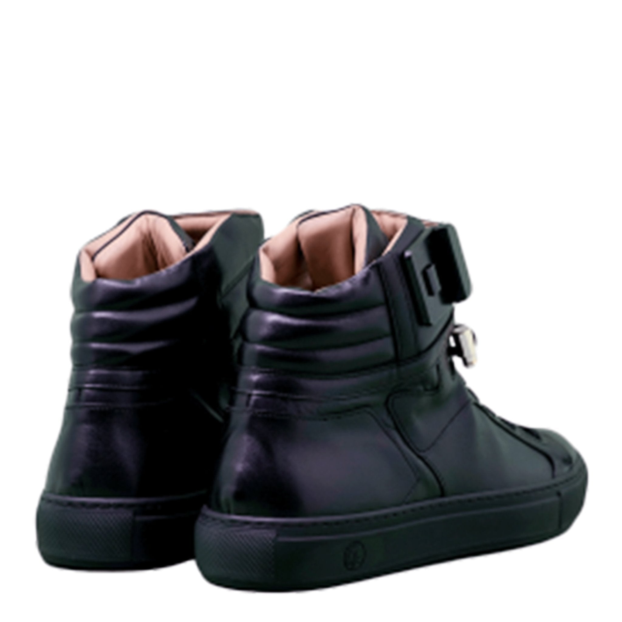 Black Soul Black | Black Leather Mat Trey Songz | Limited Edition - Giuliano Galiano | Handcrafted Luxury Sneakers Made In Italy