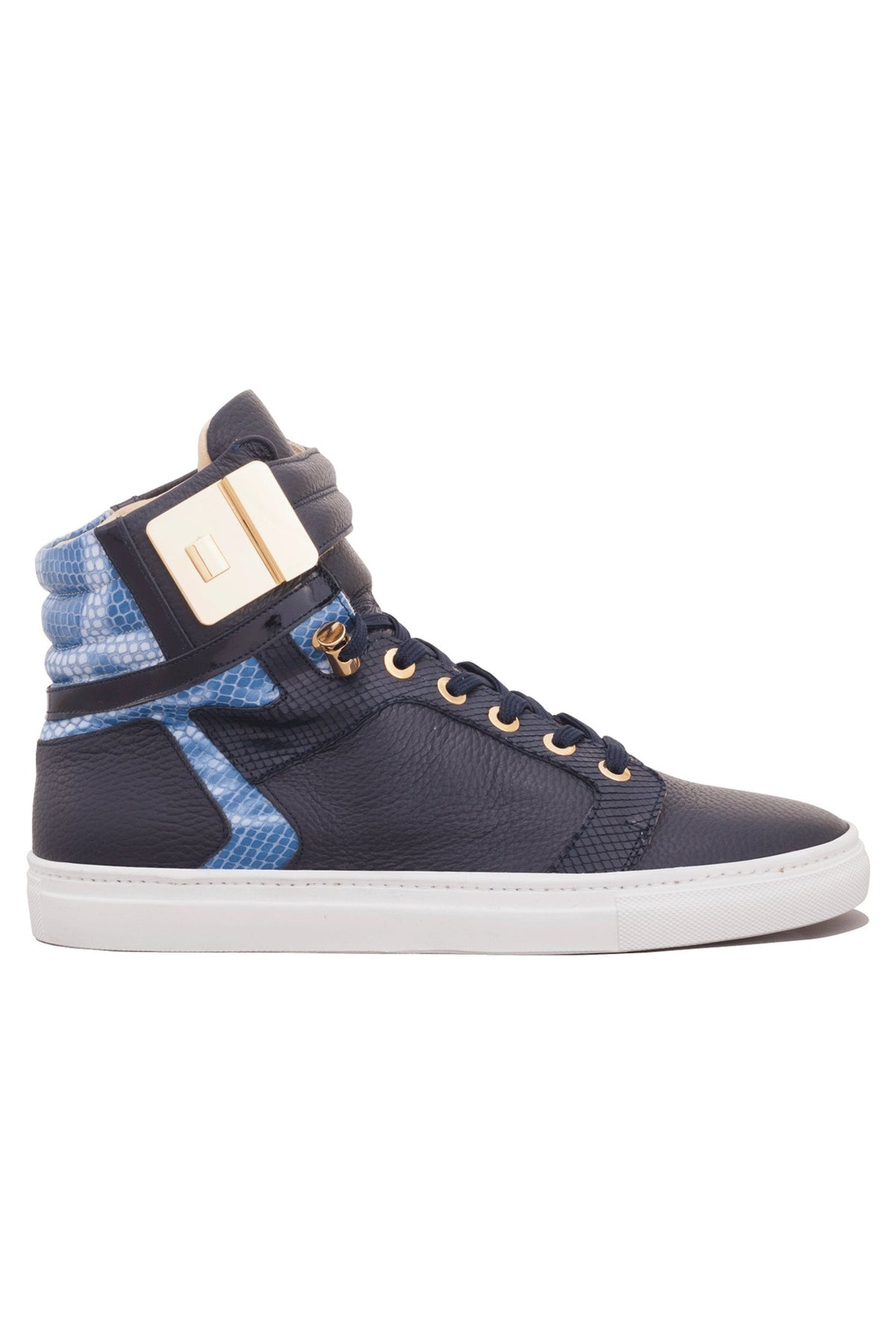 Black Soul Blue | Blue | Leather | Limited Edition - Giuliano Galiano | Handcrafted Luxury Sneakers Made In Italy