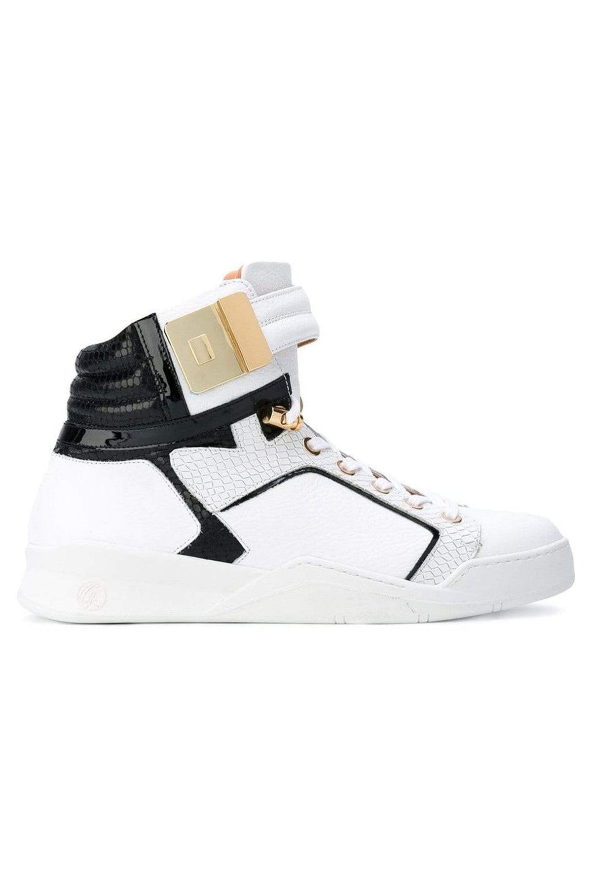 Black Soul II White | Black | Leather X LIL PUMP | Limited Edition - Giuliano Galiano | Handcrafted Luxury Sneakers Made In Italy