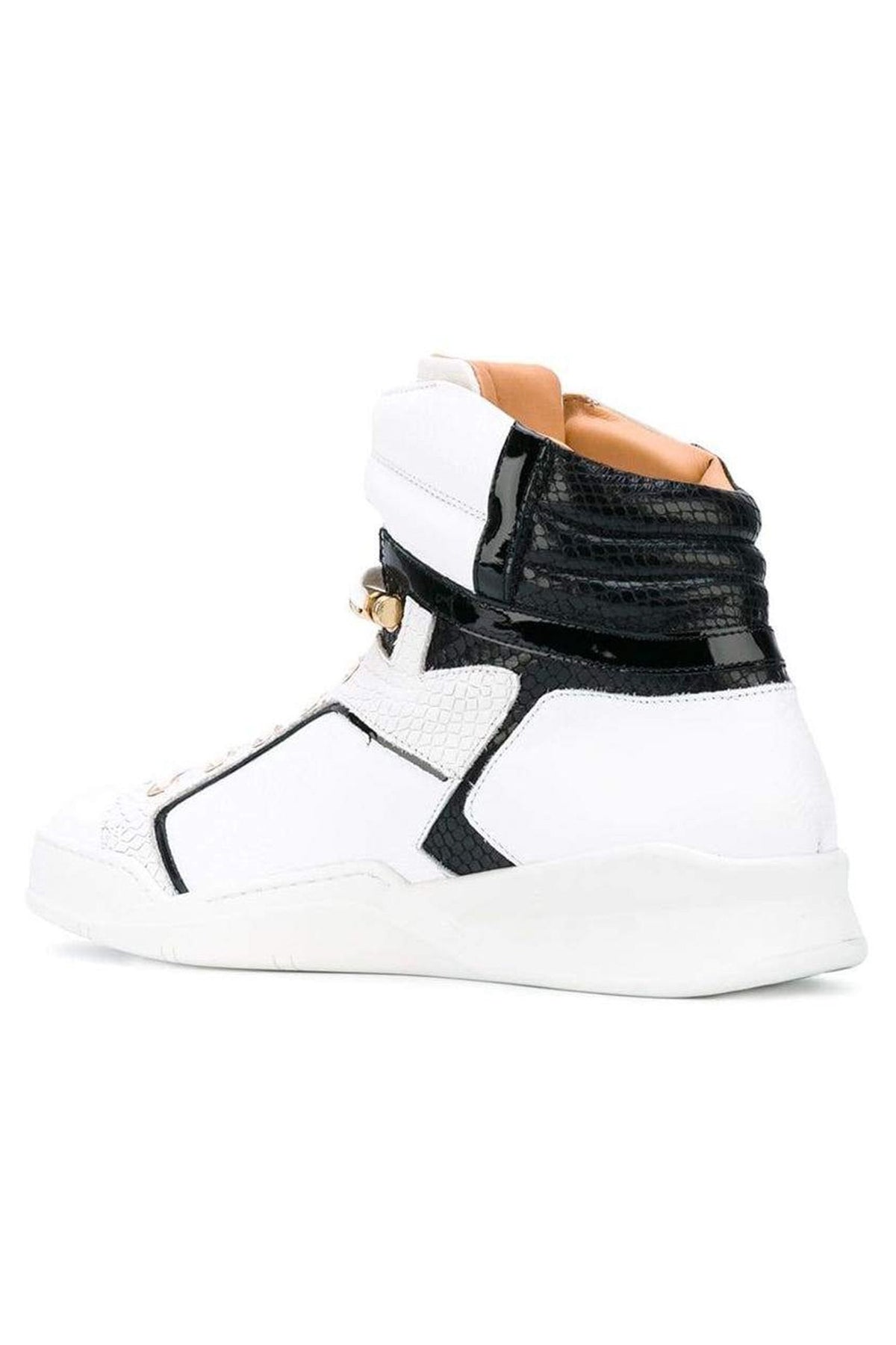 Black Soul II White | Black | Leather X LIL PUMP | Limited Edition - Giuliano Galiano | Handcrafted Luxury Sneakers Made In Italy
