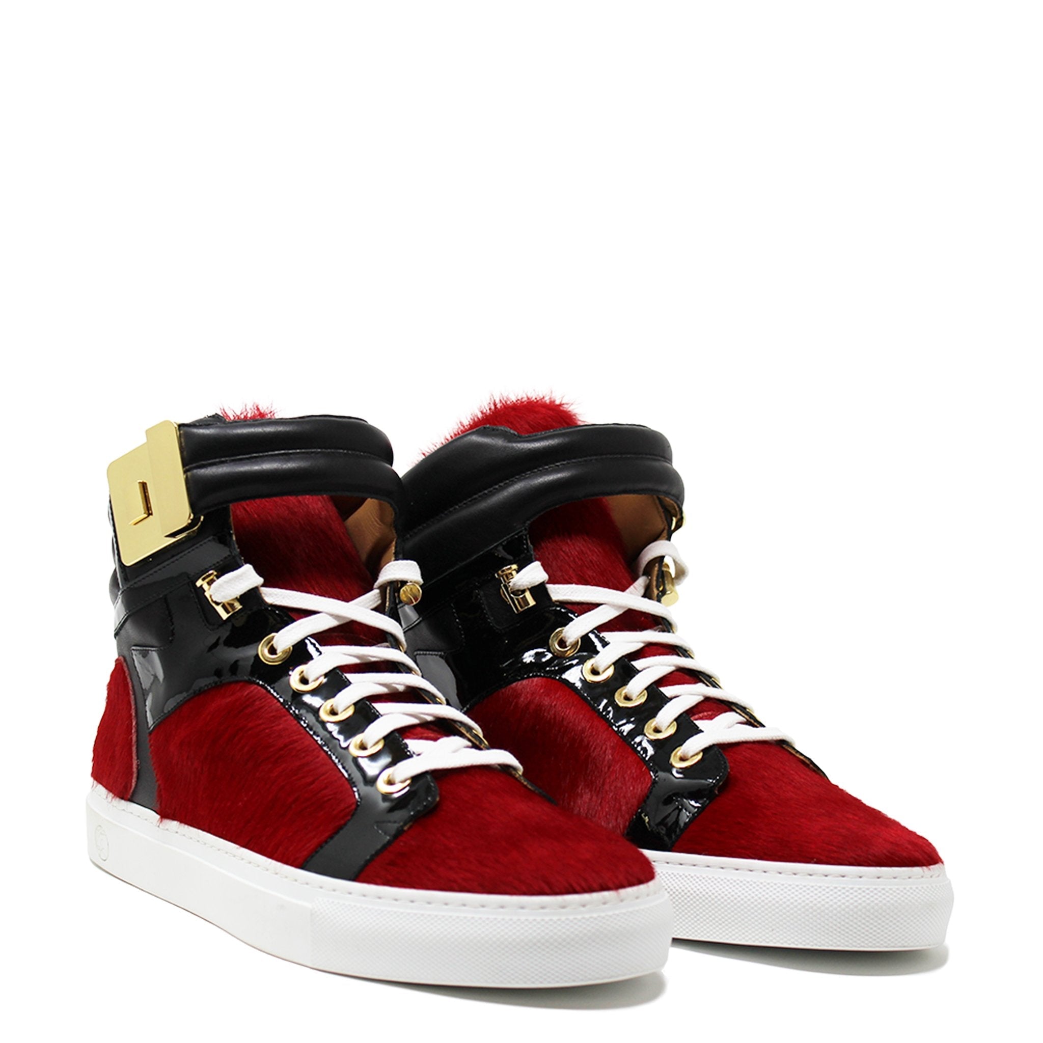 Black Soul Red | Black | Cavallino | Limited Edition - Giuliano Galiano | Handcrafted Luxury Sneakers Made In Italy