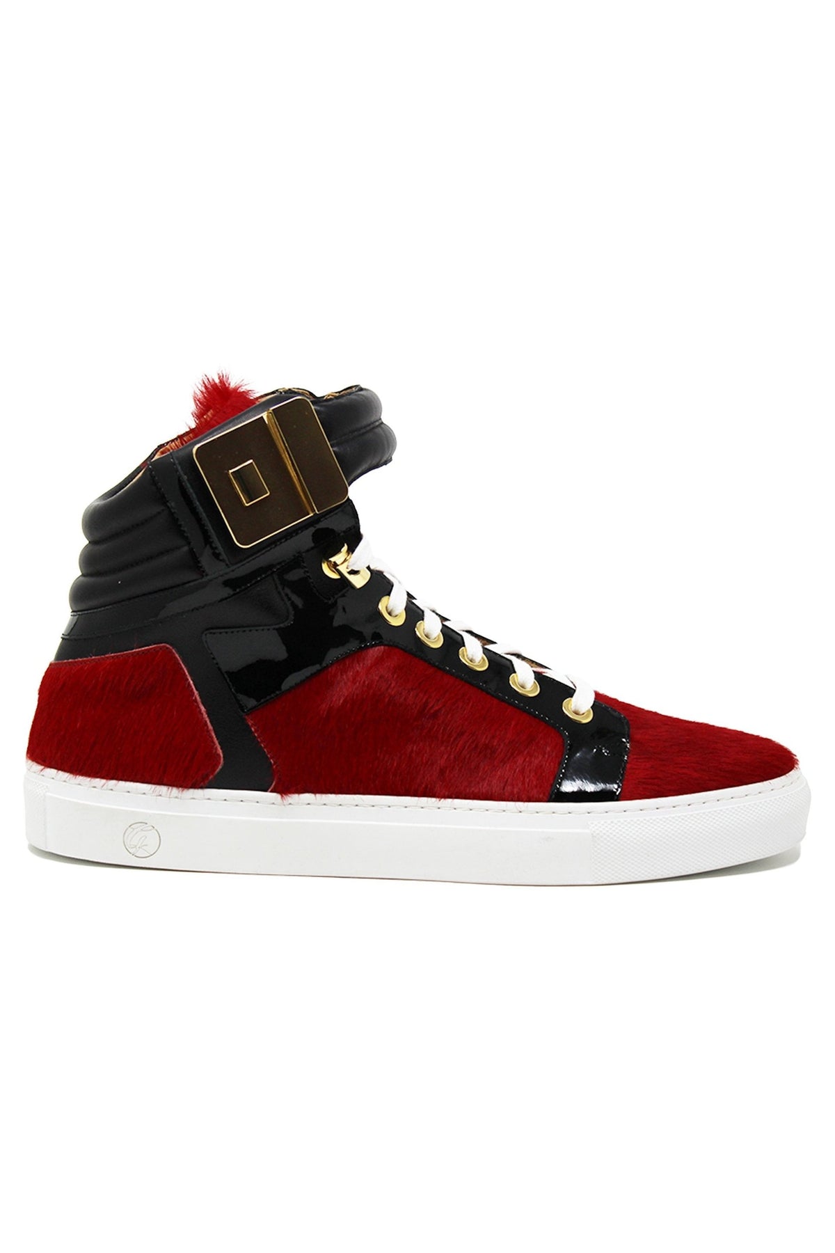 Black Soul Red | Black | Cavallino | Limited Edition - Giuliano Galiano | Handcrafted Luxury Sneakers Made In Italy