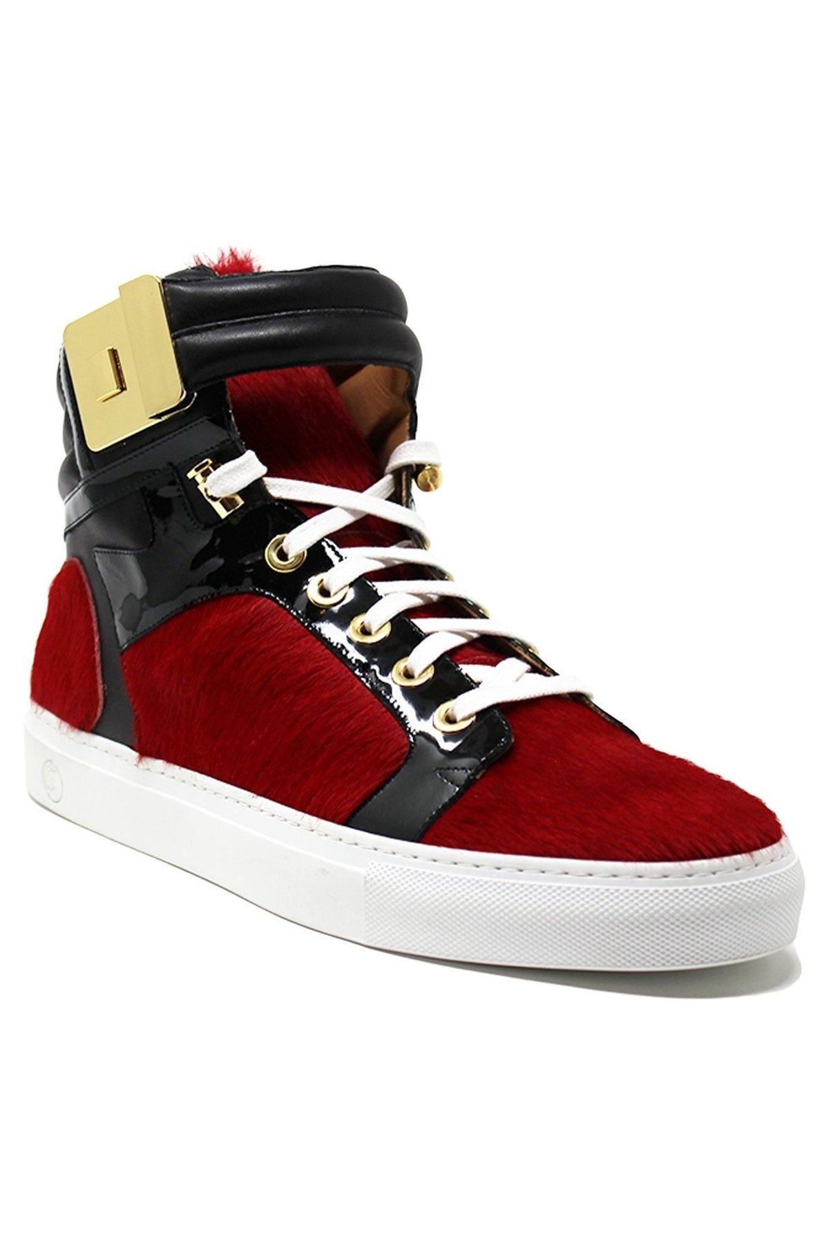 Black Soul Red | Black | Cavallino | Limited Edition - Giuliano Galiano | Handcrafted Luxury Sneakers Made In Italy