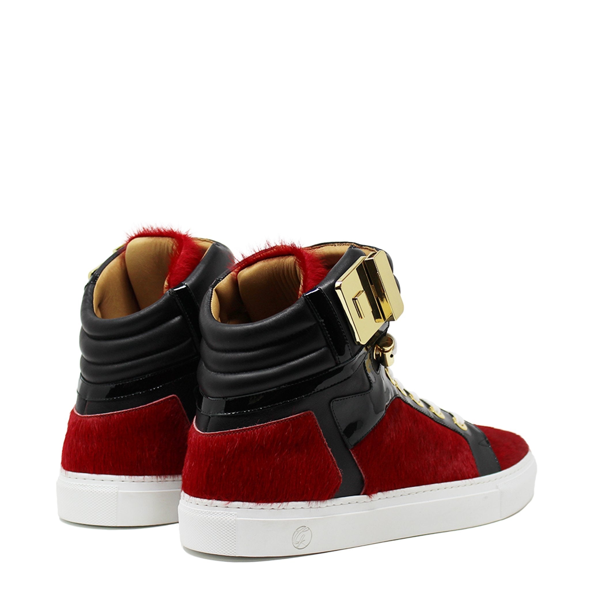 Black Soul Red | Black | Cavallino | Limited Edition - Giuliano Galiano | Handcrafted Luxury Sneakers Made In Italy