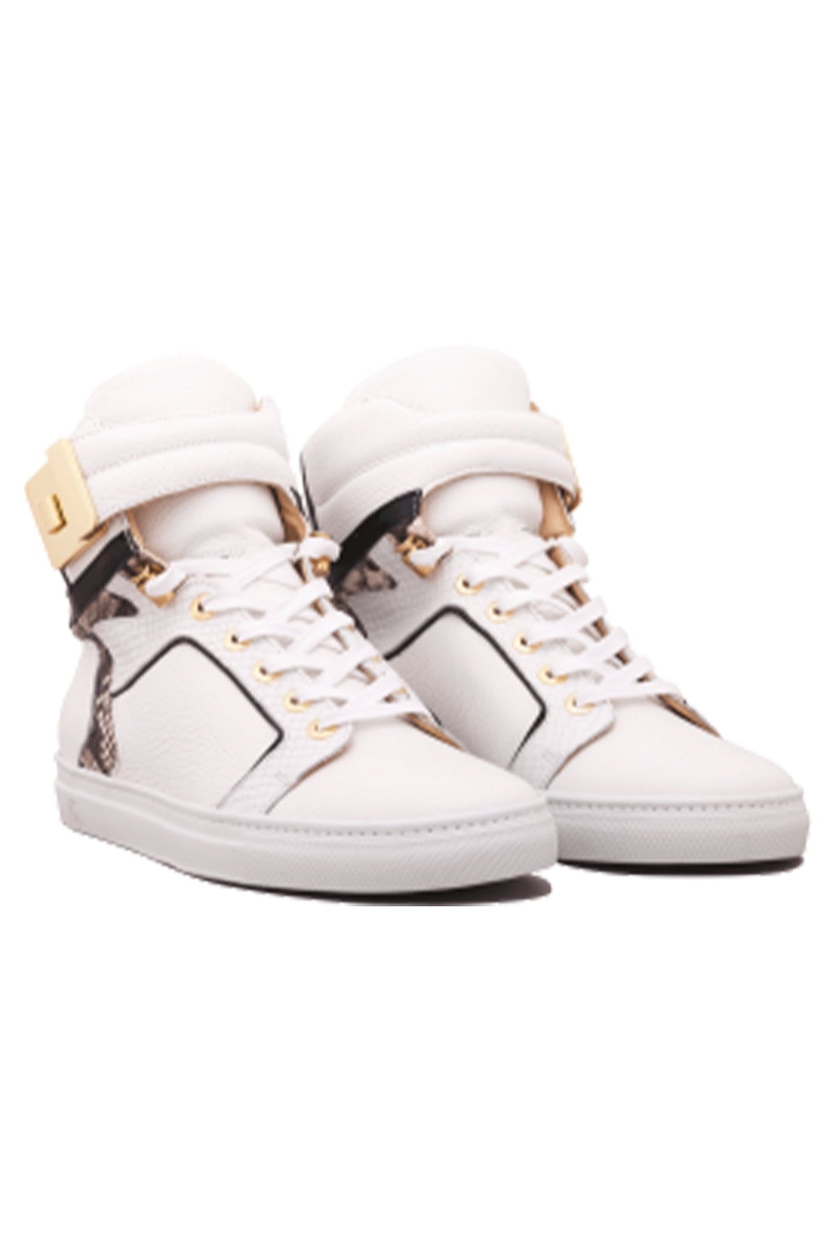Black Soul White | Grey | Leather | Limited Edition - Giuliano Galiano | Handcrafted Luxury Sneakers Made In Italy