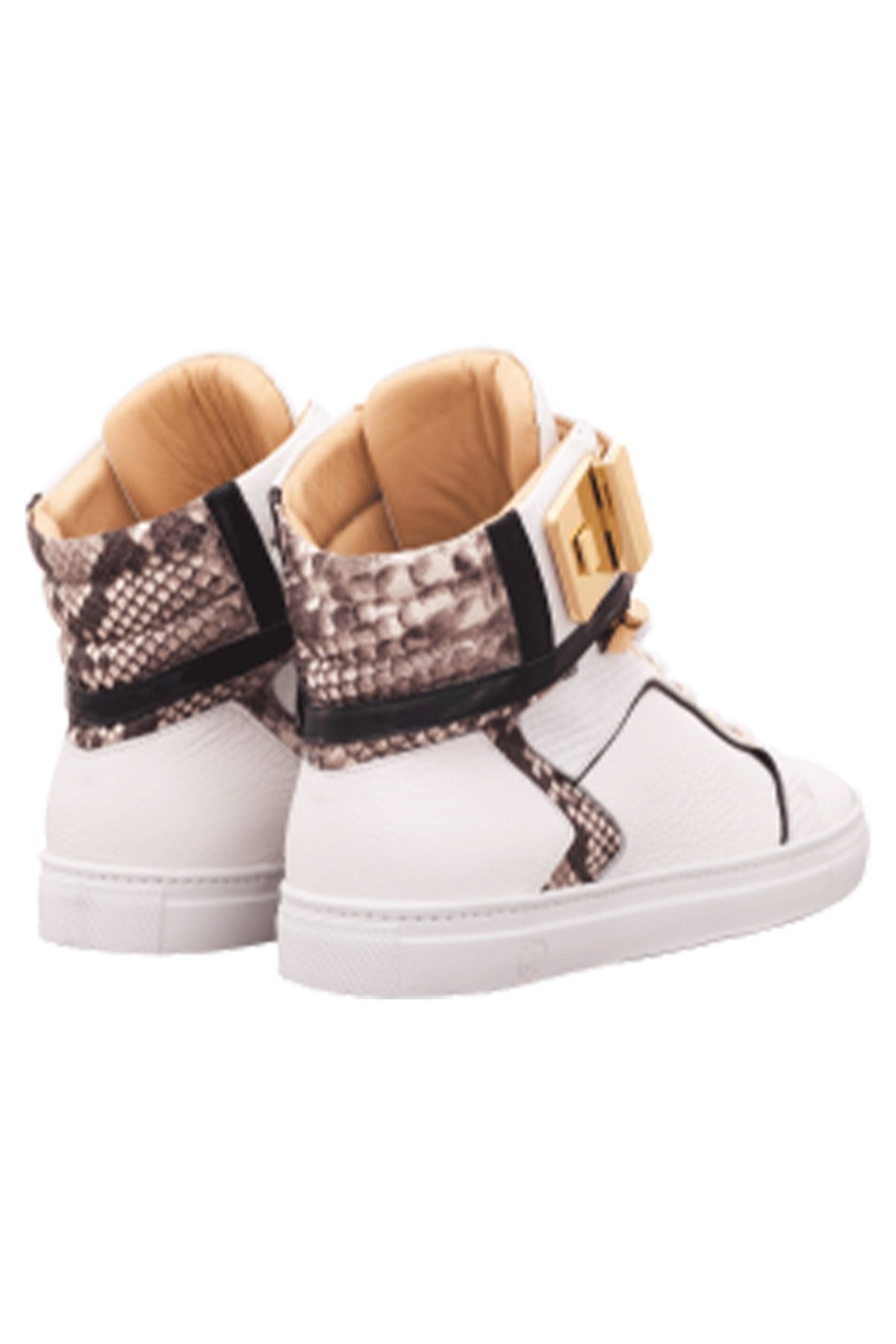 Black Soul White | Grey | Leather | Limited Edition - Giuliano Galiano | Handcrafted Luxury Sneakers Made In Italy