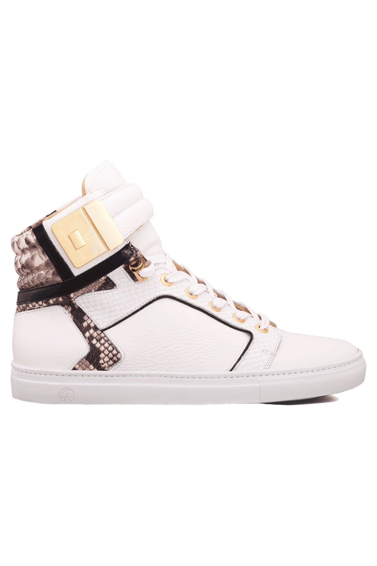 Black Soul White | Grey | Leather | Limited Edition - Giuliano Galiano | Handcrafted Luxury Sneakers Made In Italy