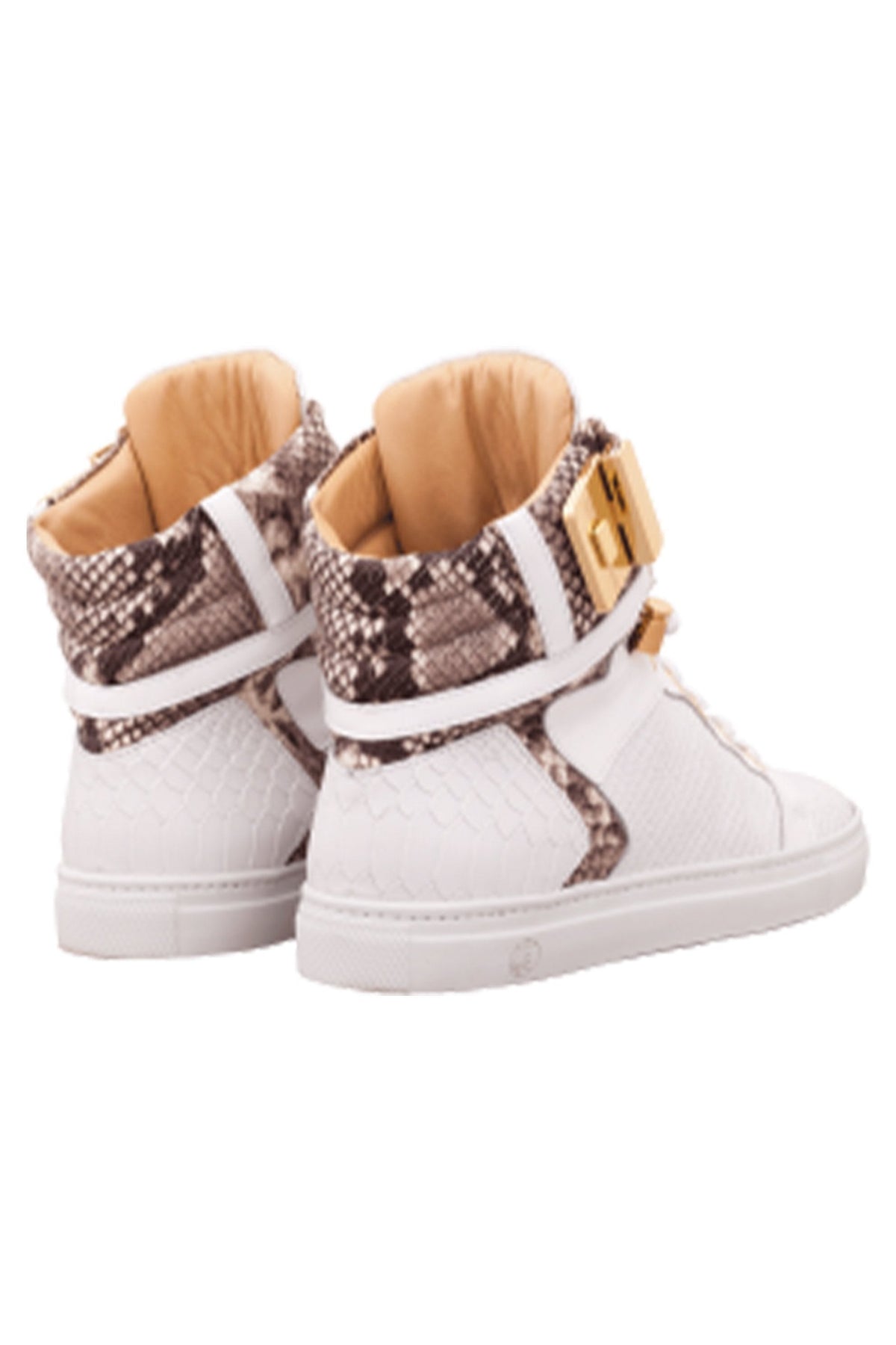 Black Soul White | Grey | Python | Limited Edition - Giuliano Galiano | Handcrafted Luxury Sneakers Made In Italy
