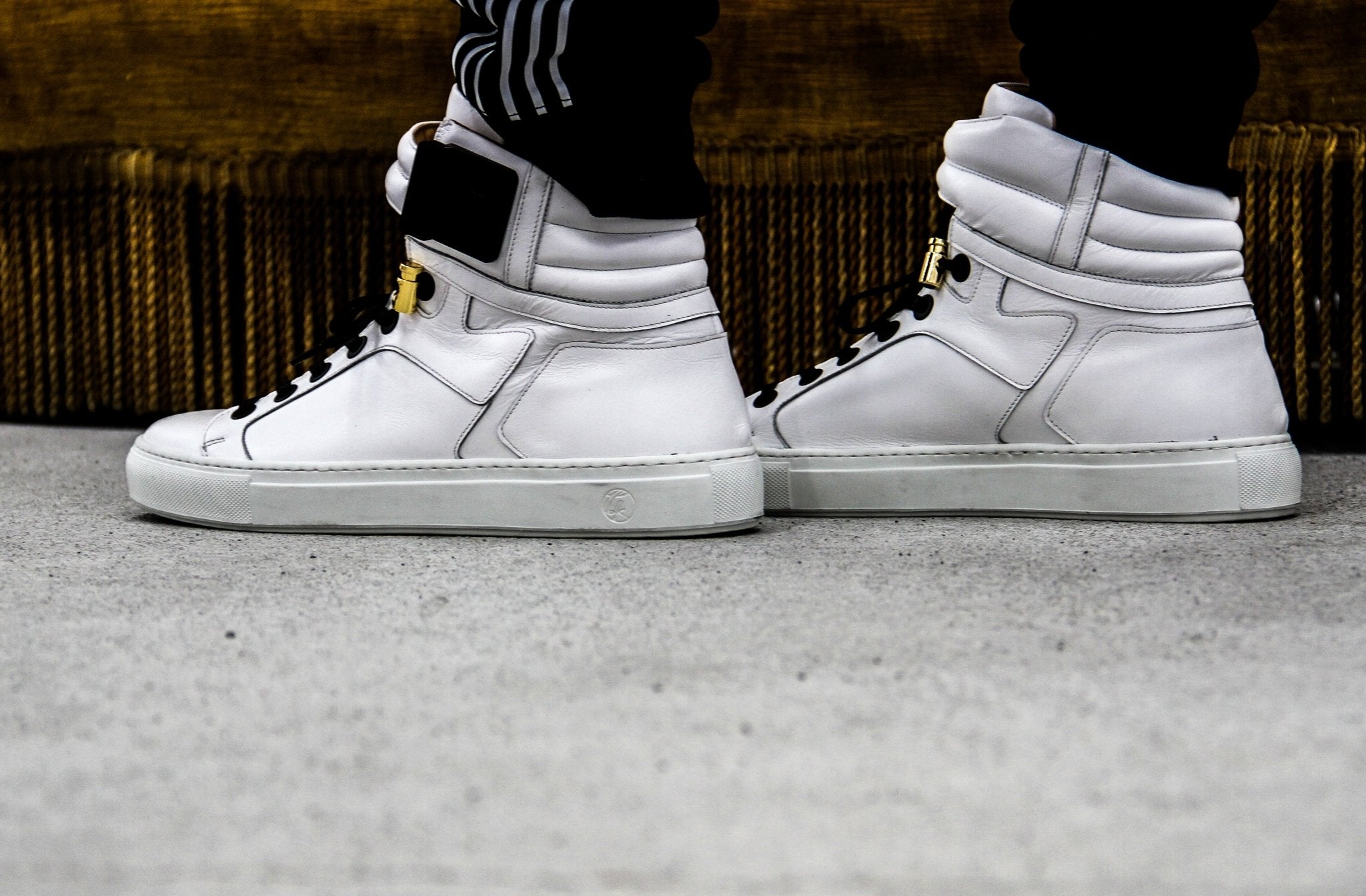 Black Soul White | White | Mat | Limited Edition - Giuliano Galiano | Handcrafted Luxury Sneakers Made In Italy