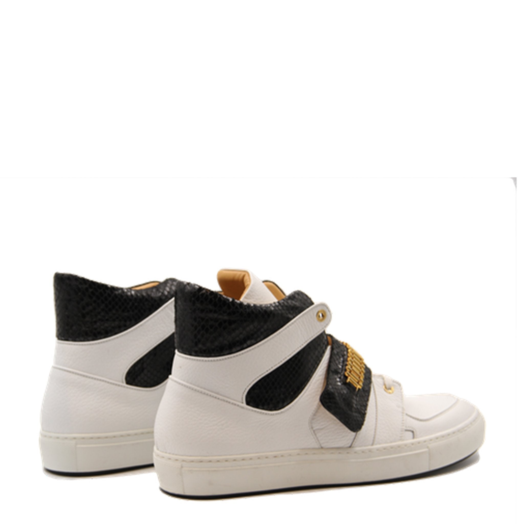 Capri White | Black | Leather | Limited Edition - Giuliano Galiano | Handcrafted Luxury Sneakers Made In Italy