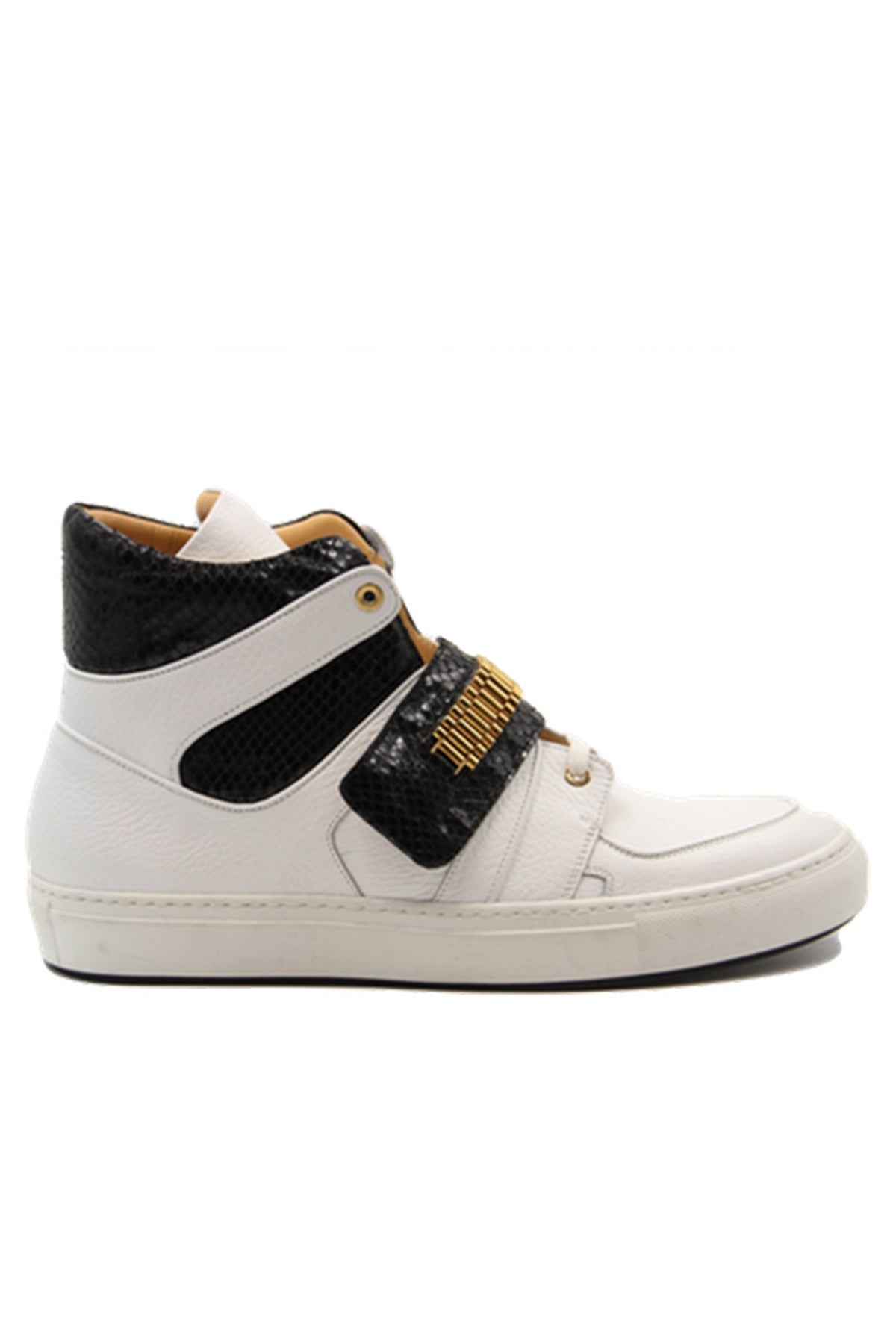 Capri White | Black | Leather | Limited Edition - Giuliano Galiano | Handcrafted Luxury Sneakers Made In Italy