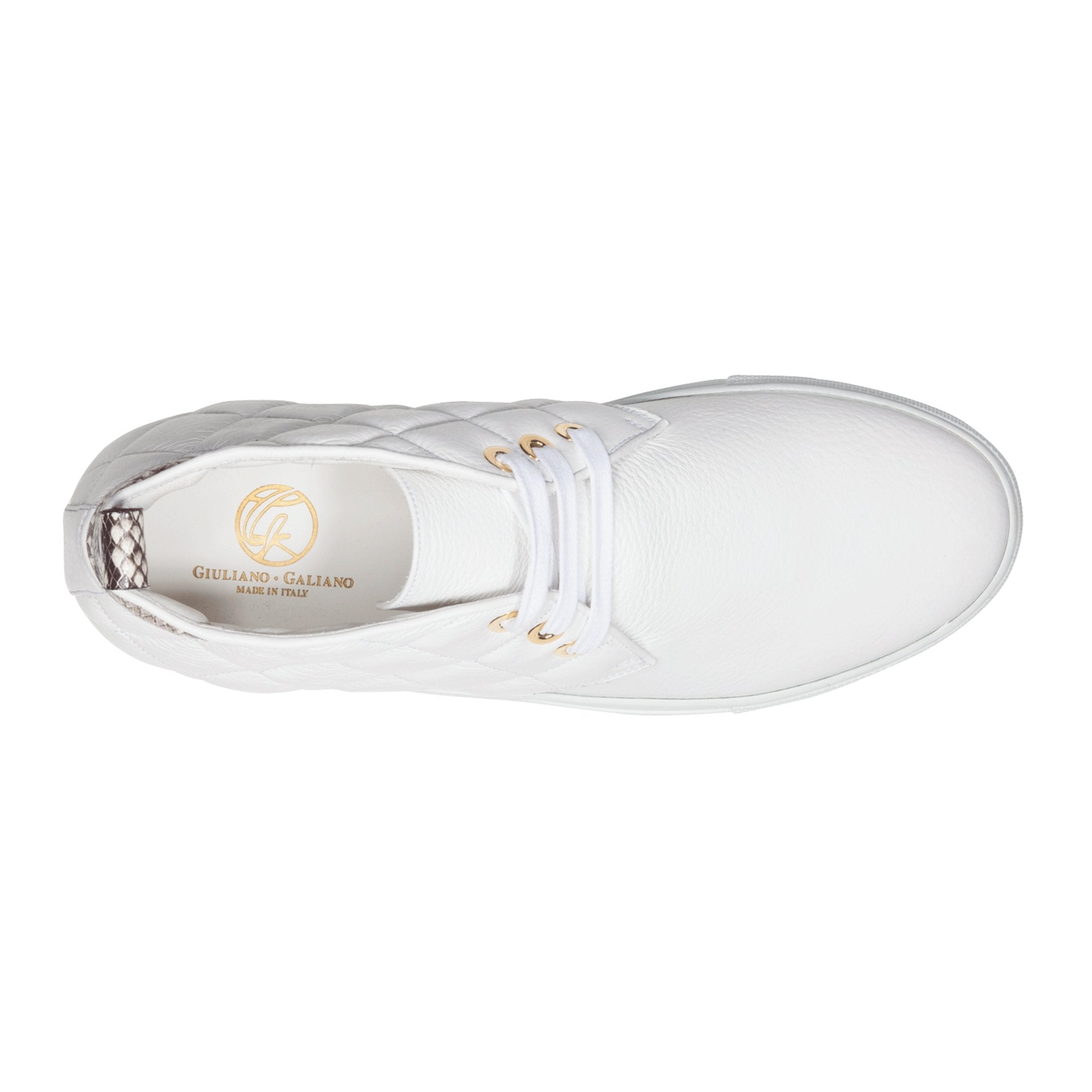Day Dream White | Grey | Leather | Limited Edition - Giuliano Galiano | Handcrafted Luxury Sneakers Made In Italy
