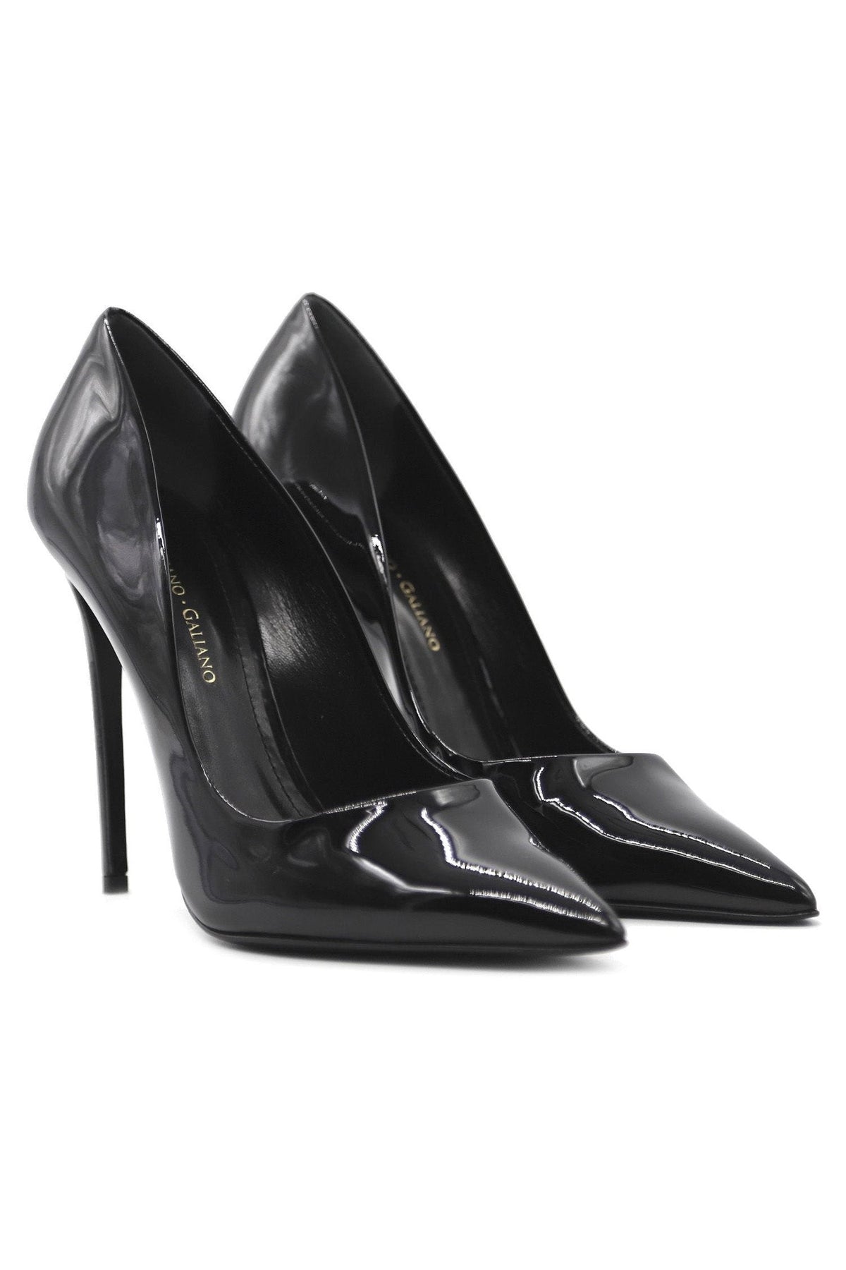 Décolleté Amanda | Nero | Pelle Verniciata - Giuliano Galiano | Handcrafted Luxury Sneakers Made In Italy