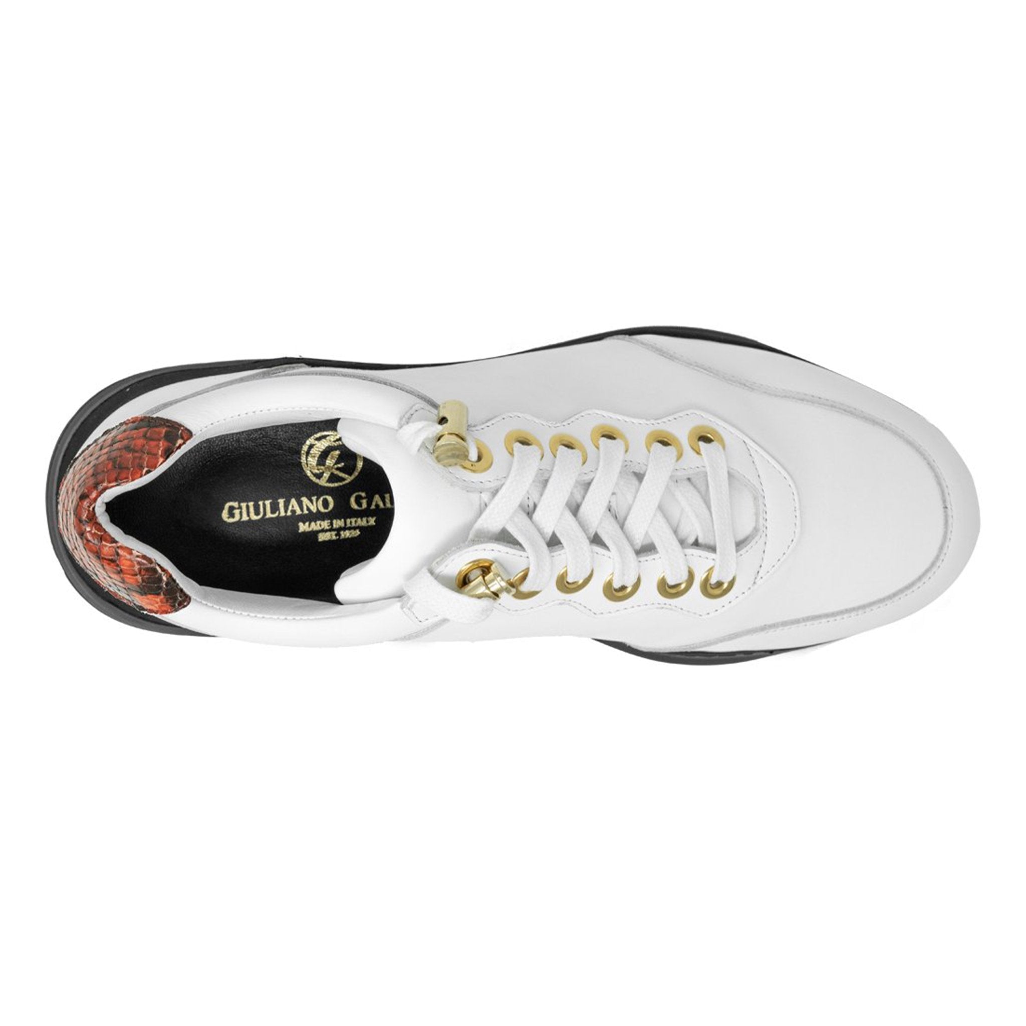 Destiny Mid - Top White Black | Limited Edition - Giuliano Galiano | Handcrafted Luxury Sneakers Made In Italy