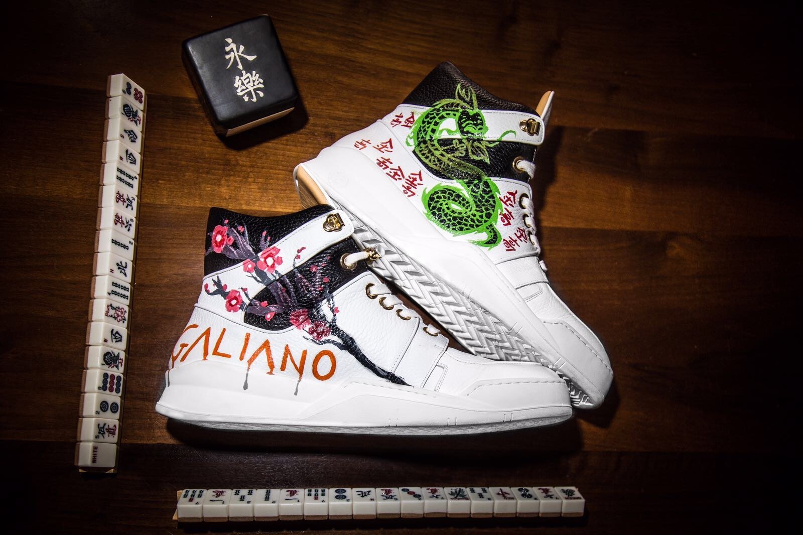 "Dragon" | Limited Edition - Giuliano Galiano | Handcrafted Luxury Sneakers Made In Italy