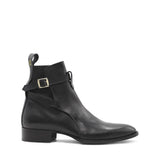 Ankle Boots | Smooth Black Leather