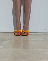 Edina Sandals | Satin | Orange