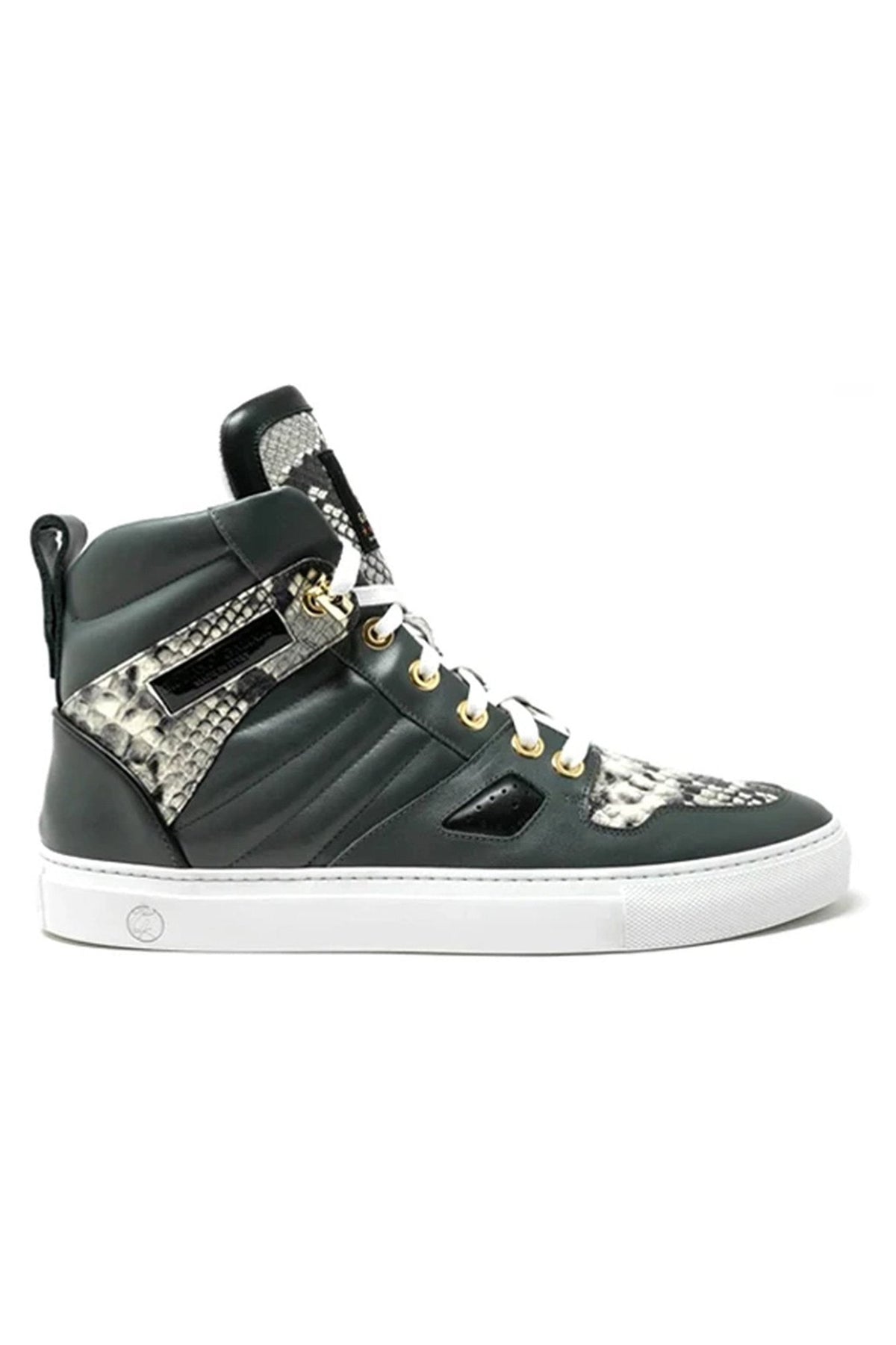FastLife High Military Python Style X M. Towers | Limited Edition - Giuliano Galiano | Handcrafted Luxury Sneakers Made In Italy