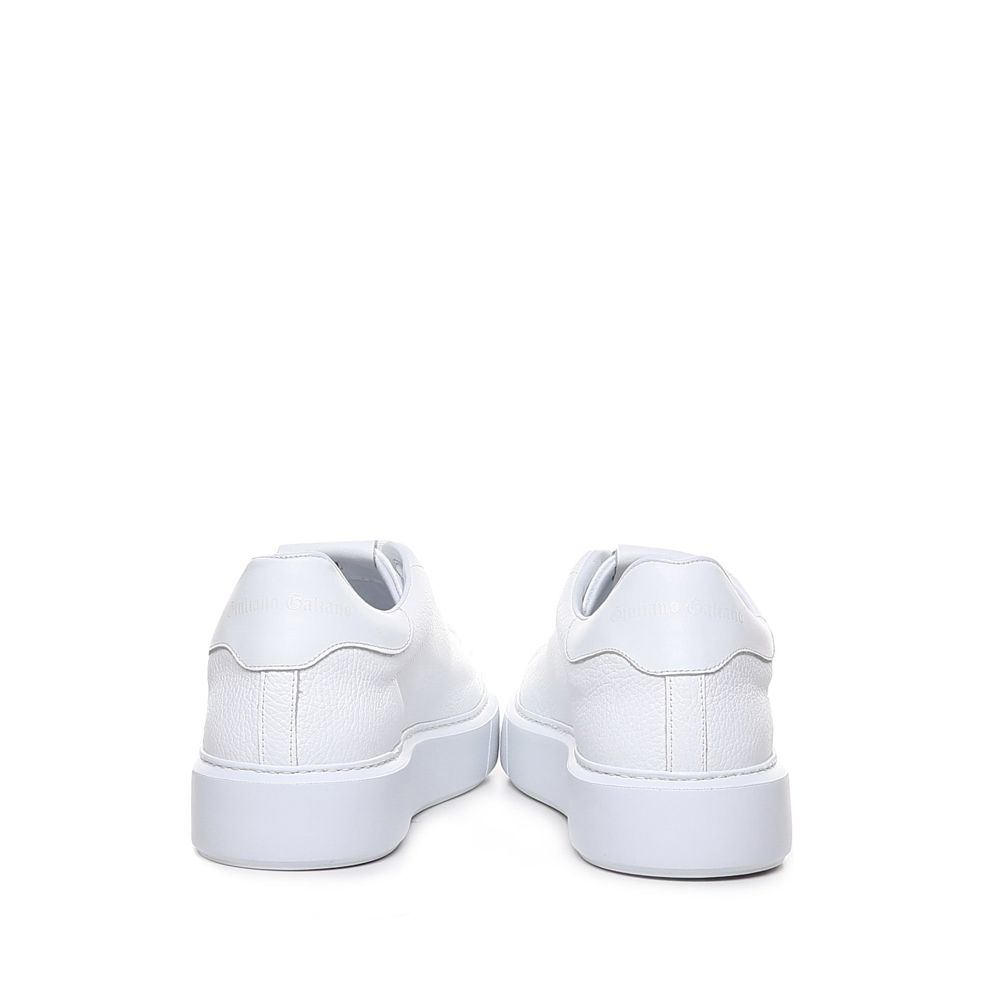 Fire | White Leather - Giuliano Galiano | Handcrafted Luxury Sneakers Made In Italy