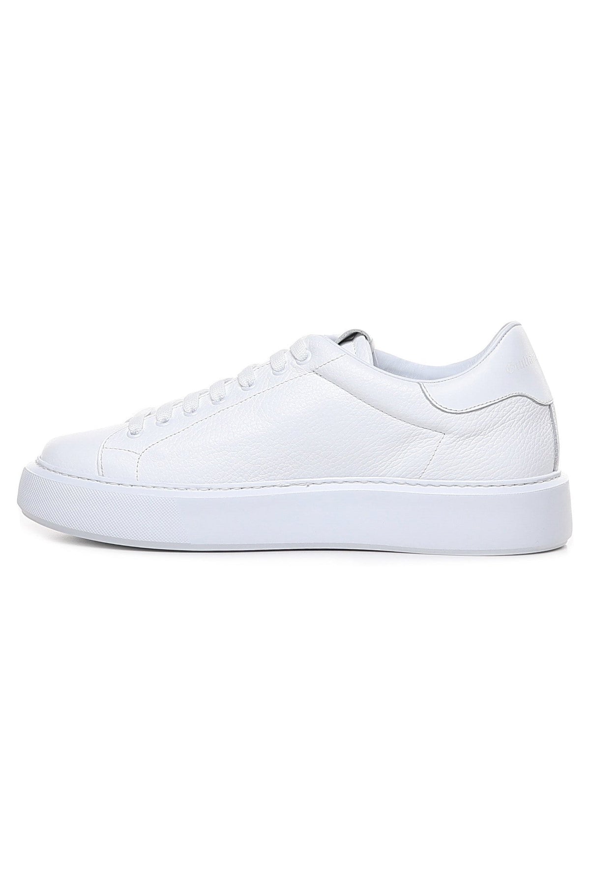 Fire | White Leather - Giuliano Galiano | Handcrafted Luxury Sneakers Made In Italy