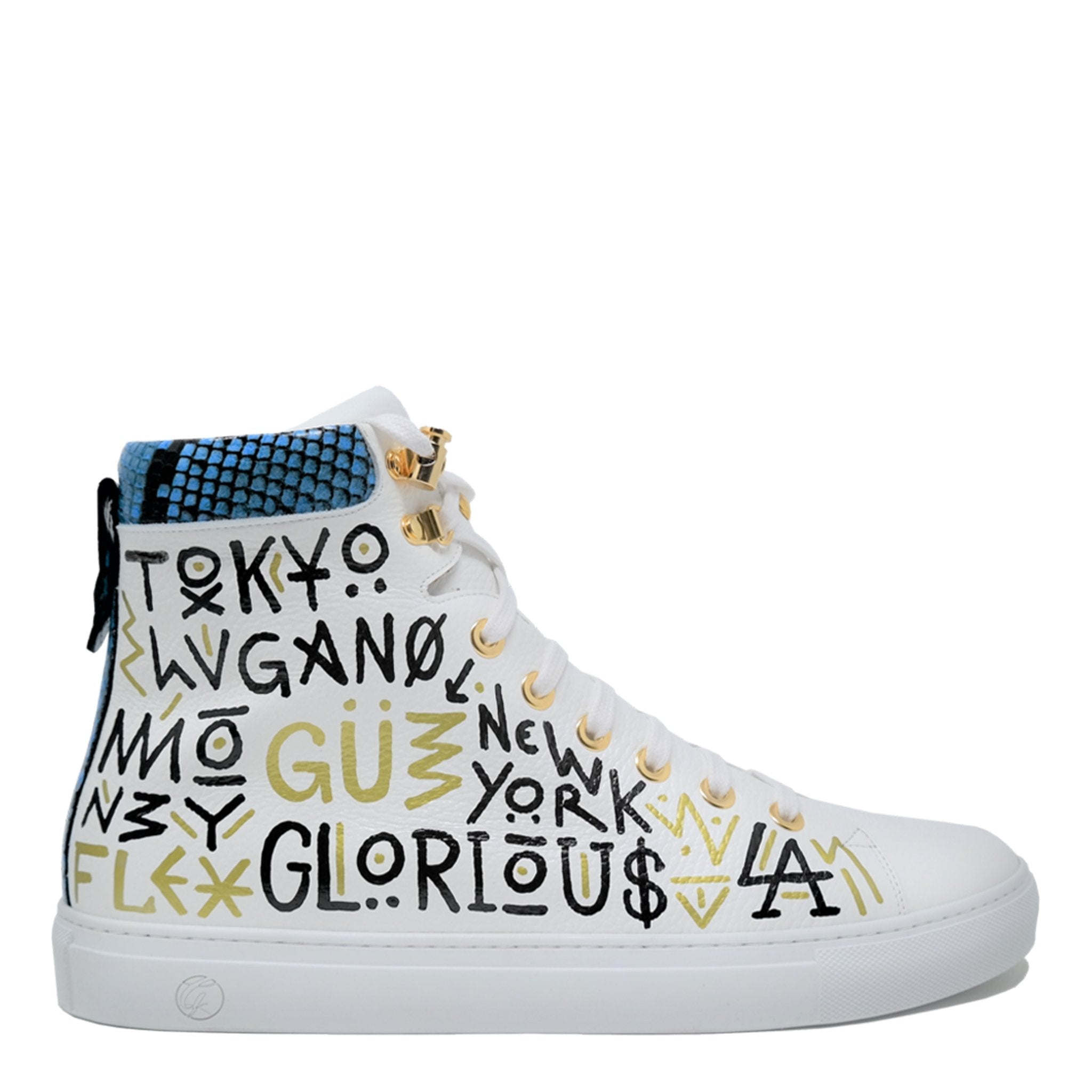 "FLEX" All The Money In The World G.G X Glorius n'Love | Limited Edition - Giuliano Galiano | Handcrafted Luxury Sneakers Made In Italy