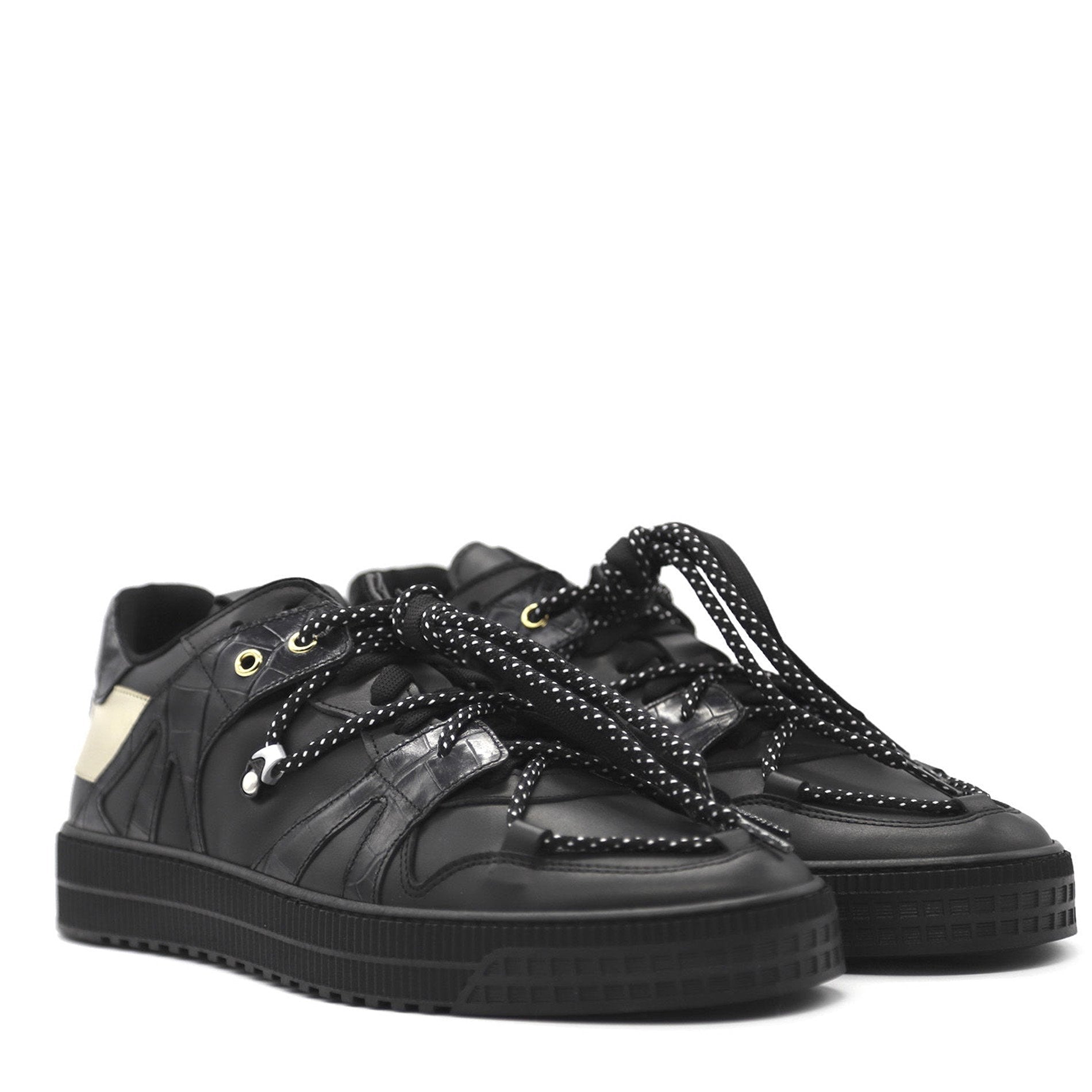 Jeson | Black - Giuliano Galiano | Handcrafted Luxury Sneakers Made In Italy