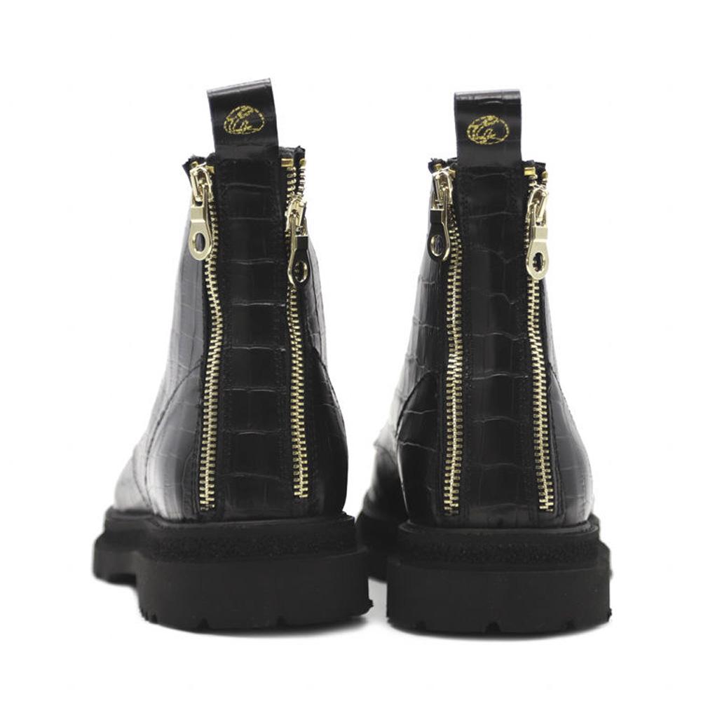 Krok Ankle Boots | Multi - Zip | Leather - Giuliano Galiano | Handcrafted Luxury Sneakers Made In Italy