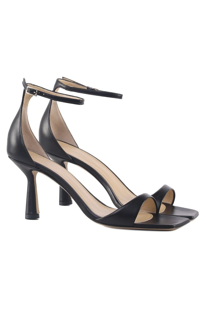 Lina | Sandals | Black - Giuliano Galiano | Handcrafted Luxury Sneakers Made In Italy