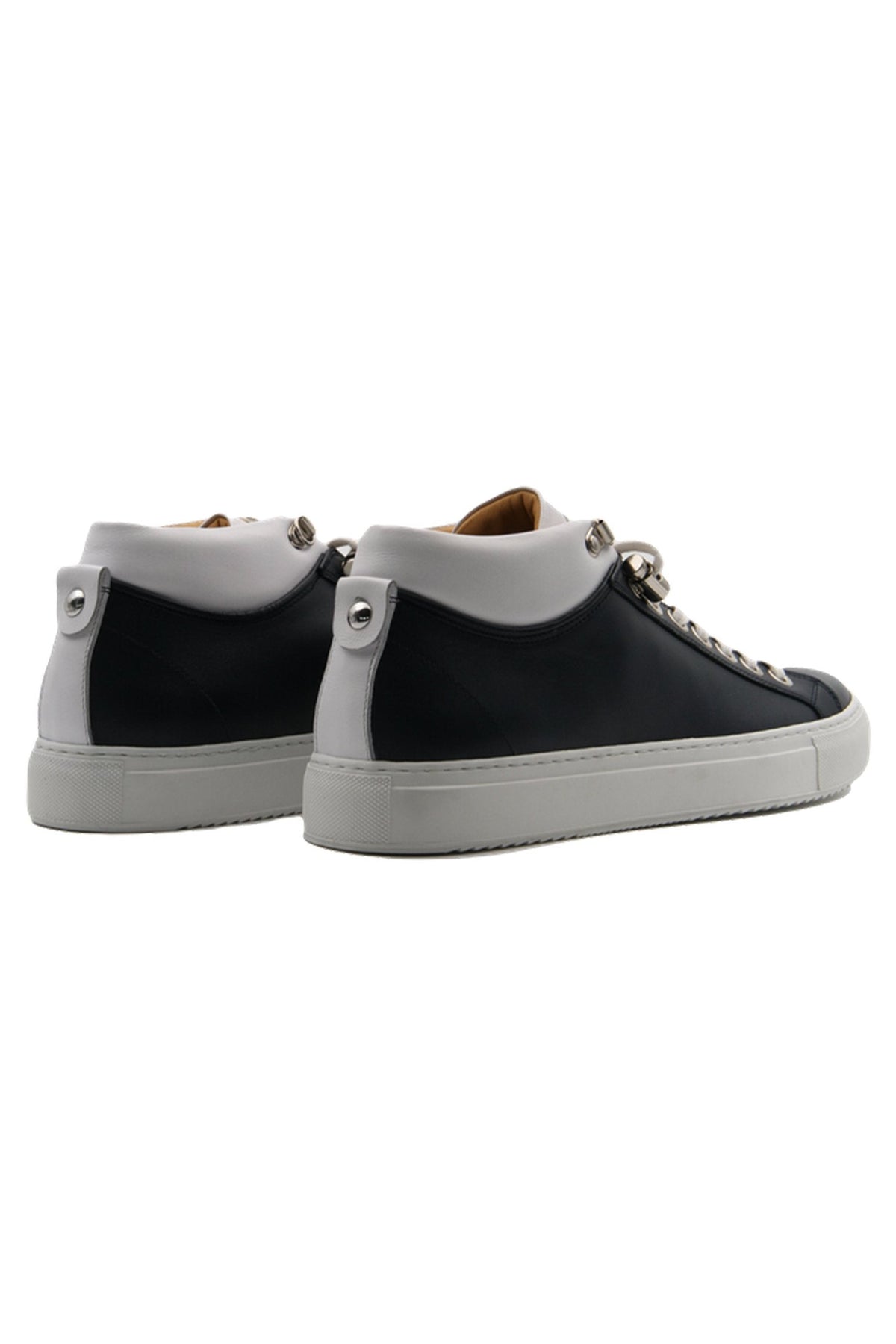 Napoli Blue | White | Nappa Leather | Limited Edition - Giuliano Galiano | Handcrafted Luxury Sneakers Made In Italy