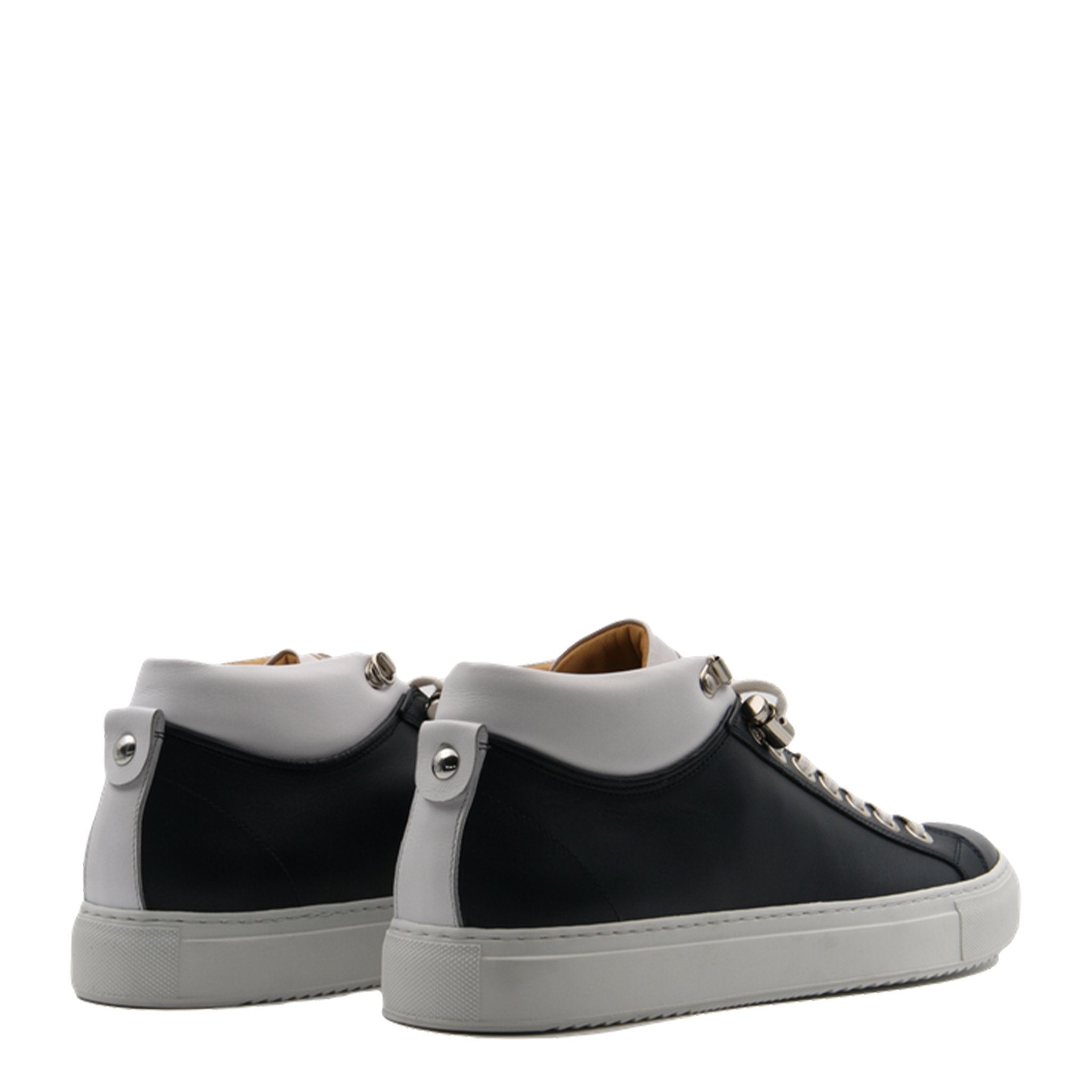 Napoli Blue | White | Nappa Leather | Limited Edition - Giuliano Galiano | Handcrafted Luxury Sneakers Made In Italy