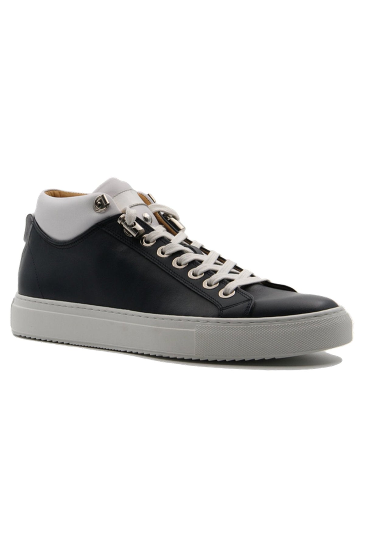 Napoli Blue | White | Nappa Leather | Limited Edition - Giuliano Galiano | Handcrafted Luxury Sneakers Made In Italy