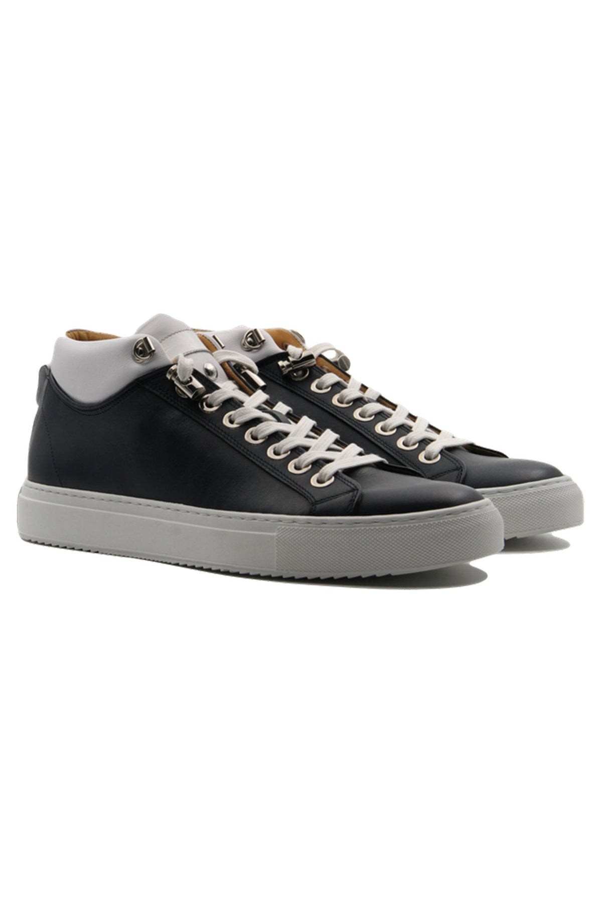 Napoli Blue | White | Nappa Leather | Limited Edition - Giuliano Galiano | Handcrafted Luxury Sneakers Made In Italy