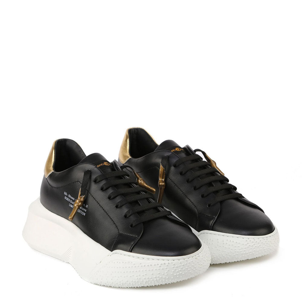 Nemesis | Black & Gold - Giuliano Galiano | Handcrafted Luxury Sneakers Made In Italy