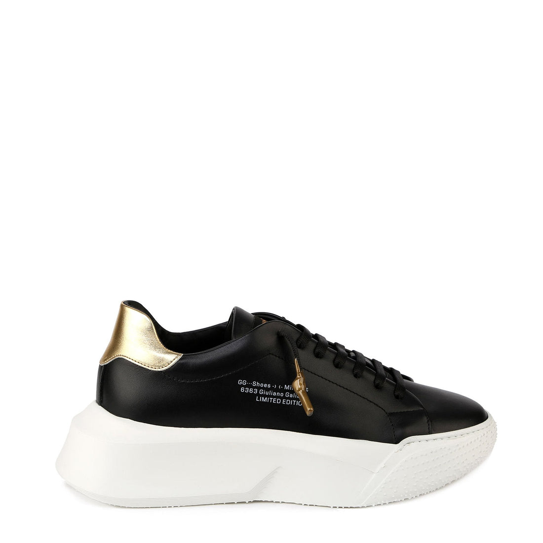 Nemesis | Black & Gold | Woman - Giuliano Galiano | Handcrafted Luxury Sneakers Made In Italy