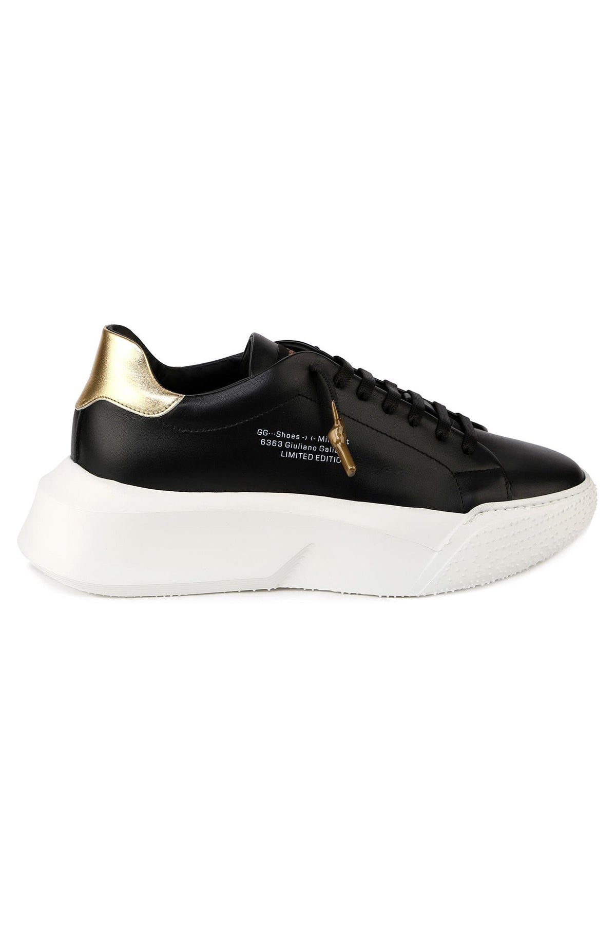 Nemesis | Black & Gold | Woman - Giuliano Galiano | Handcrafted Luxury Sneakers Made In Italy