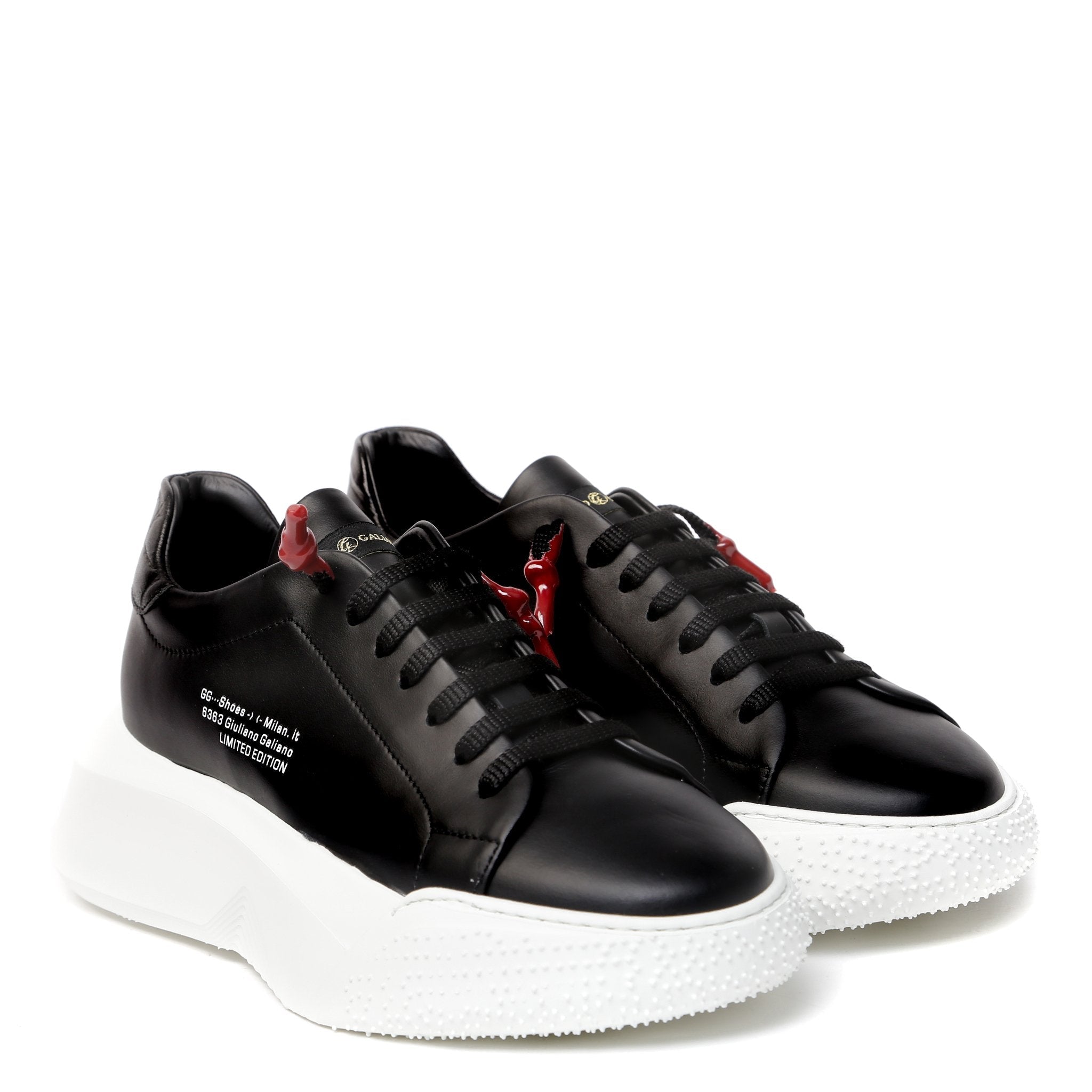 Nemesis Black | Limited for Jason Derulo 6363 - Giuliano Galiano | Handcrafted Luxury Sneakers Made In Italy