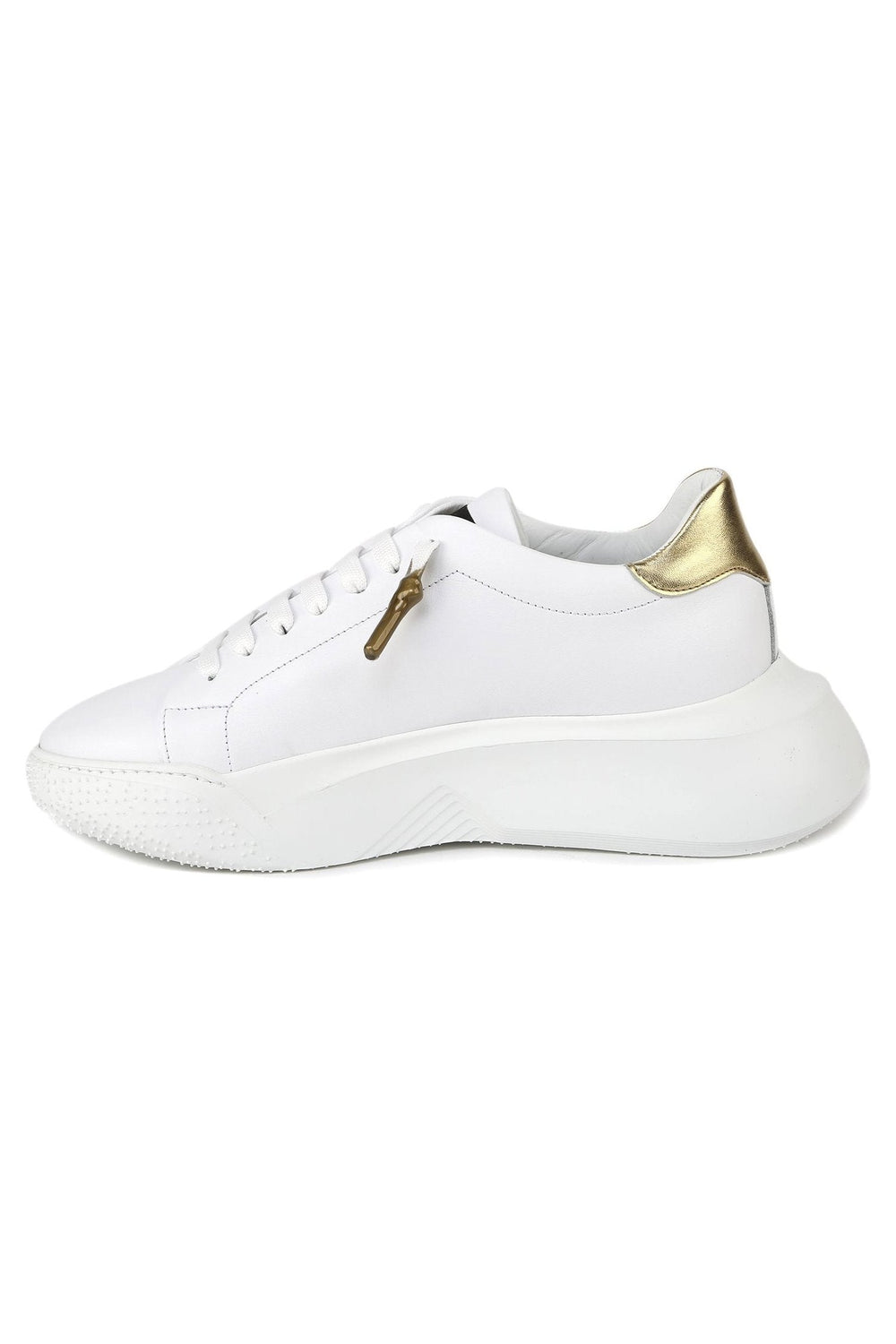 Nemesis Sneakers | Nappa With Gold Trim | Woman - Giuliano Galiano | Handcrafted Luxury Sneakers Made In Italy