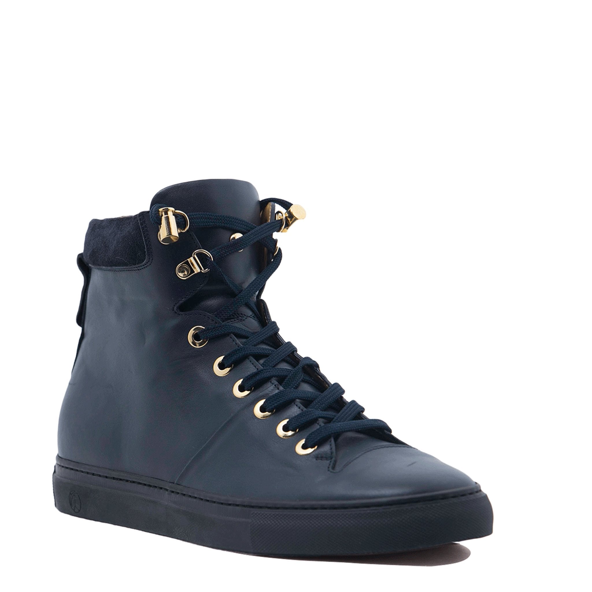 No Limits High Blue | Blue | Nappa Leather | Limited Edition - Giuliano Galiano | Handcrafted Luxury Sneakers Made In Italy