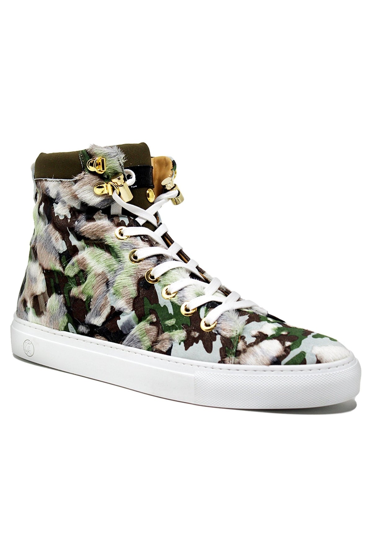No Limits High | Camouflage | Limited Edition - Giuliano Galiano | Handcrafted Luxury Sneakers Made In Italy