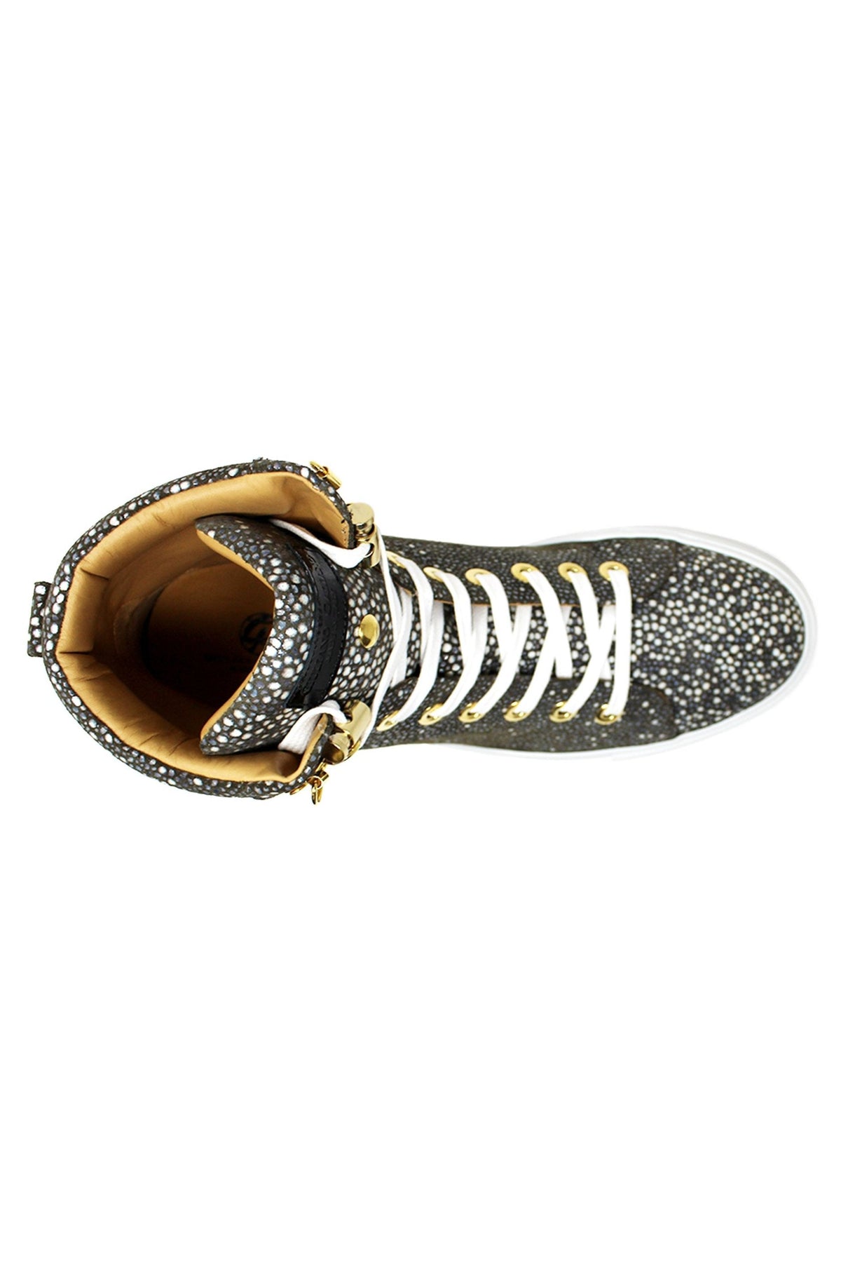 No Limits High | Razza Black | Limited Edition - Giuliano Galiano | Handcrafted Luxury Sneakers Made In Italy