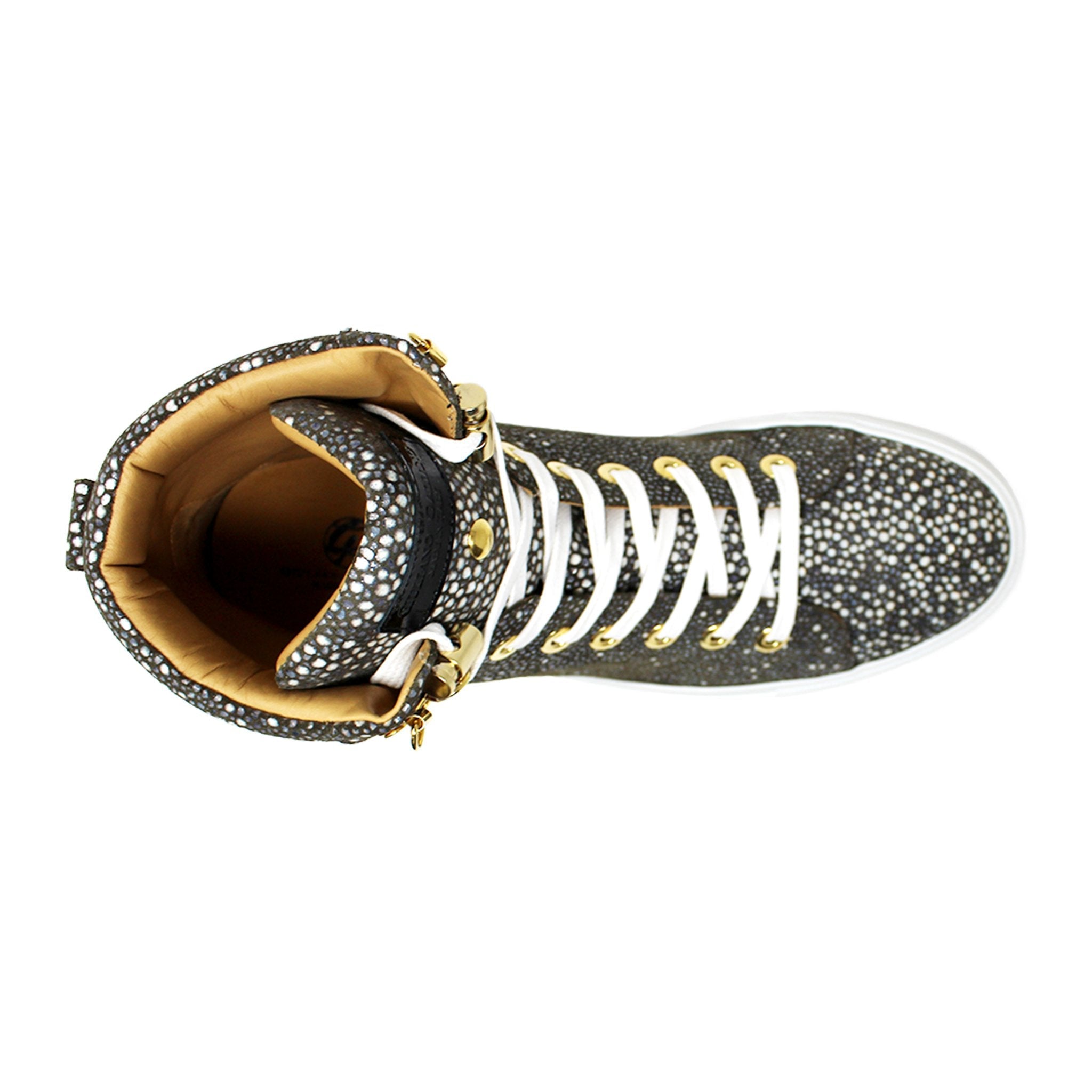 No Limits High | Razza Black | Limited Edition - Giuliano Galiano | Handcrafted Luxury Sneakers Made In Italy