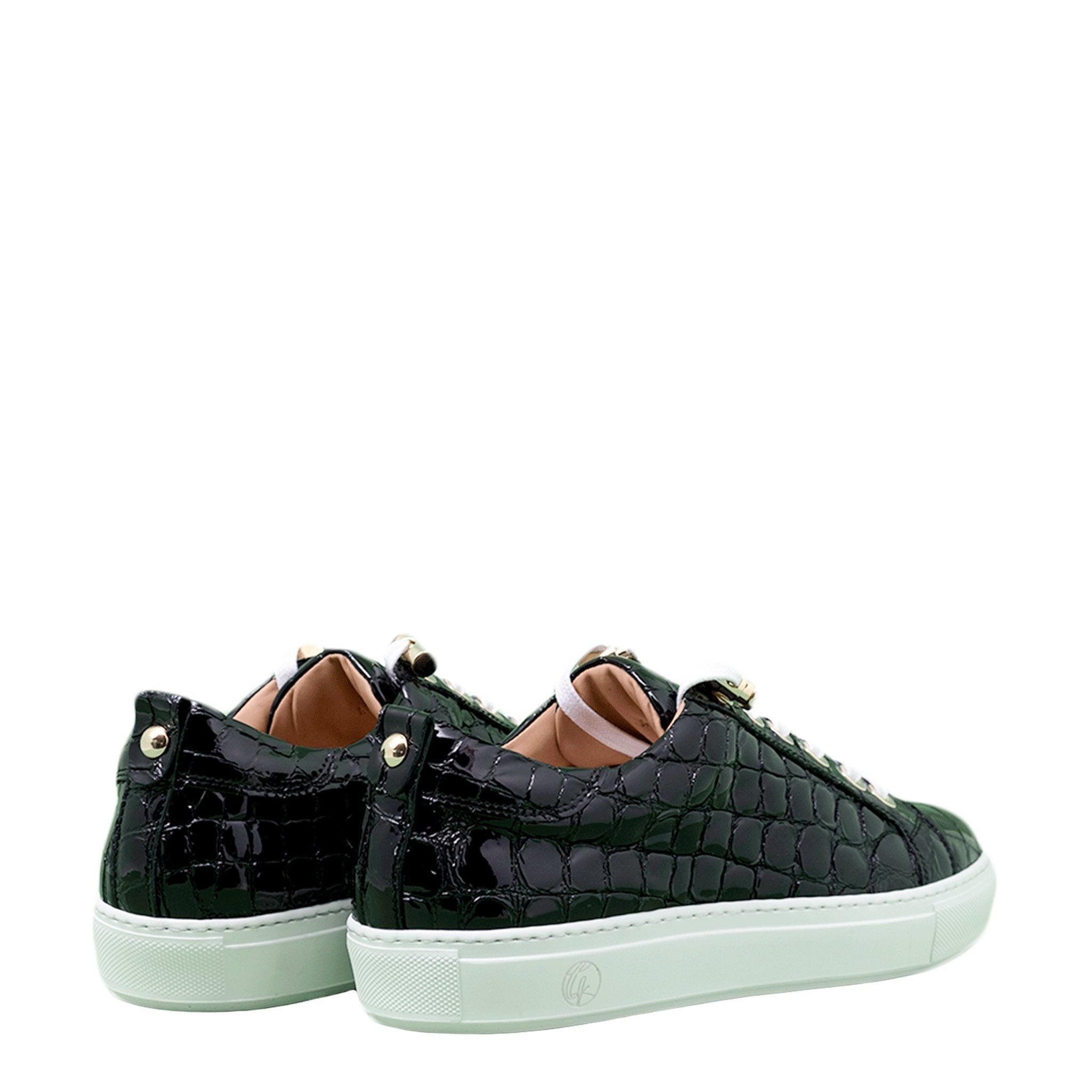 No Limits Low Black | Black | Croc | Limited Edition - Giuliano Galiano | Handcrafted Luxury Sneakers Made In Italy