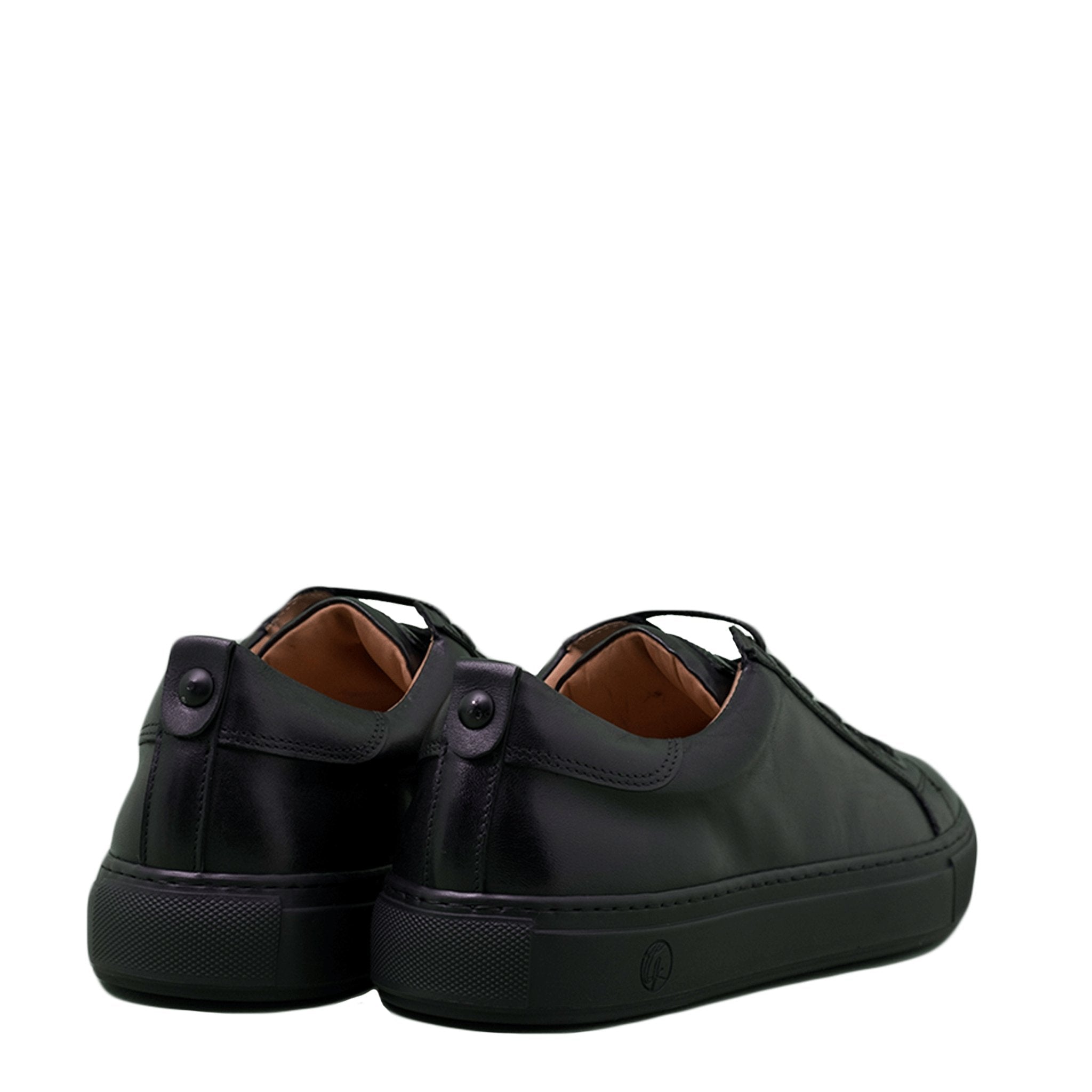 No Limits Low Black | Black | Nappa Leather | Limited Edition - Giuliano Galiano | Handcrafted Luxury Sneakers Made In Italy