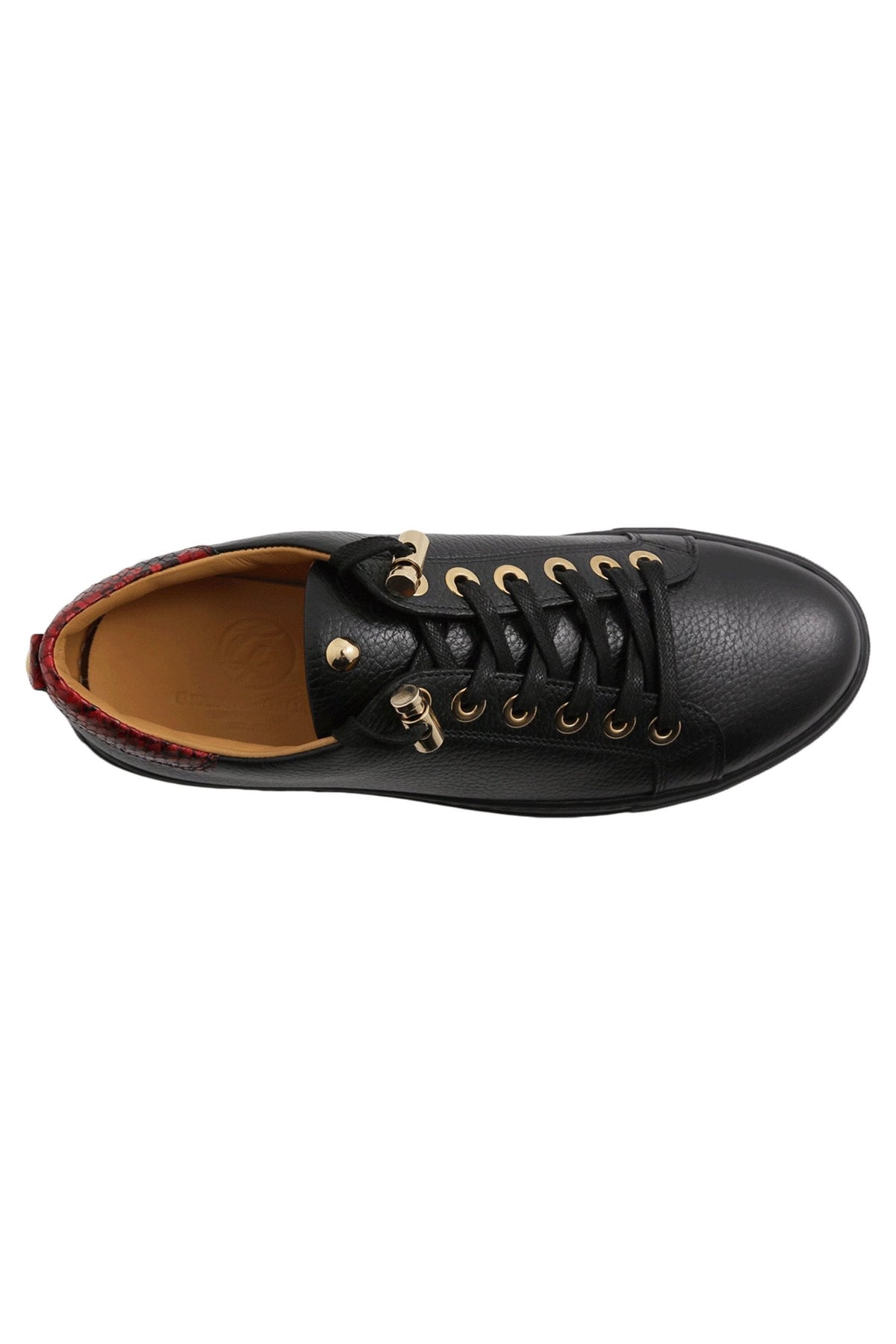 No Limits low Black | Red | Leather | Limited Edition - Giuliano Galiano | Handcrafted Luxury Sneakers Made In Italy