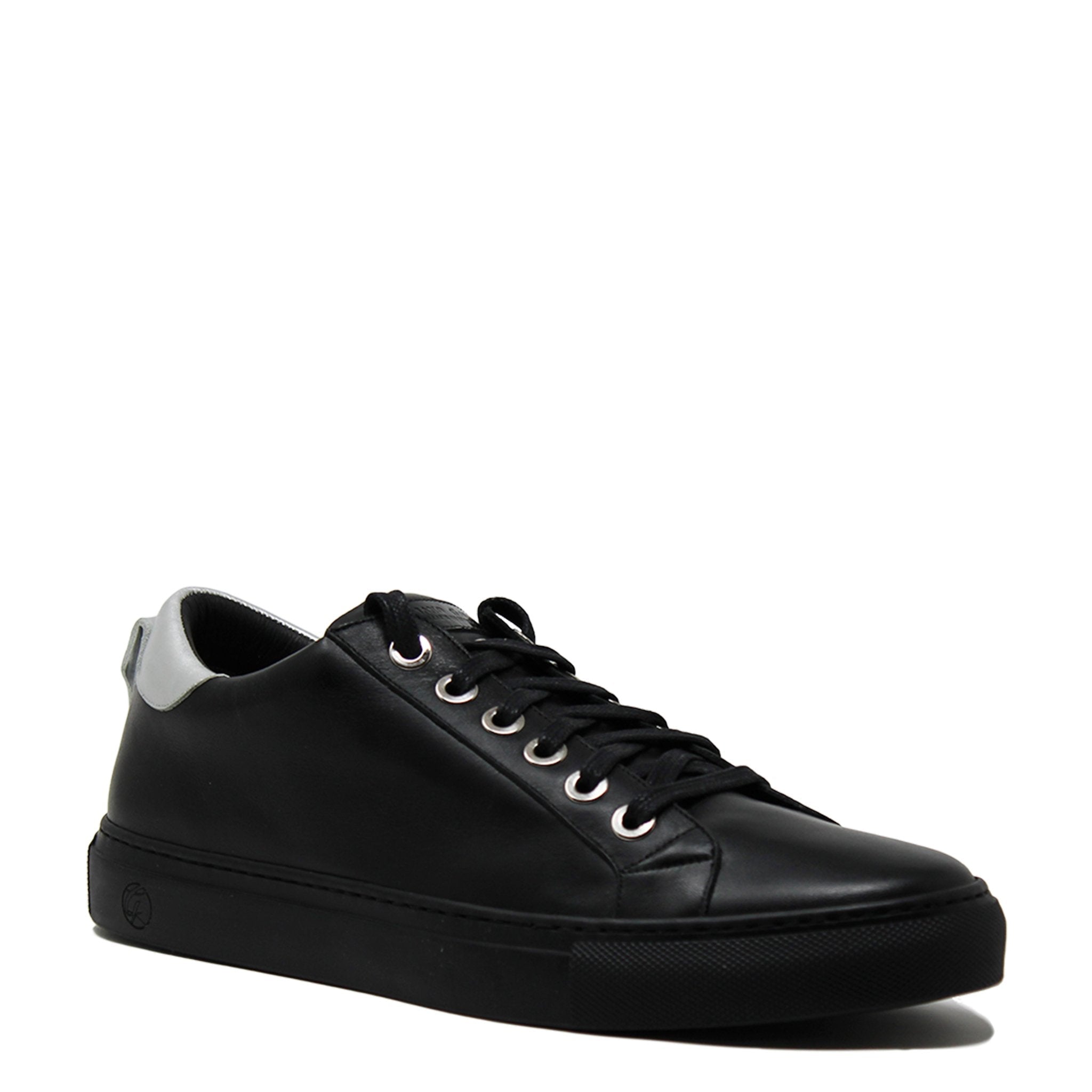 No Limits Low | Black | Silver | Limited Edition - Giuliano Galiano | Handcrafted Luxury Sneakers Made In Italy